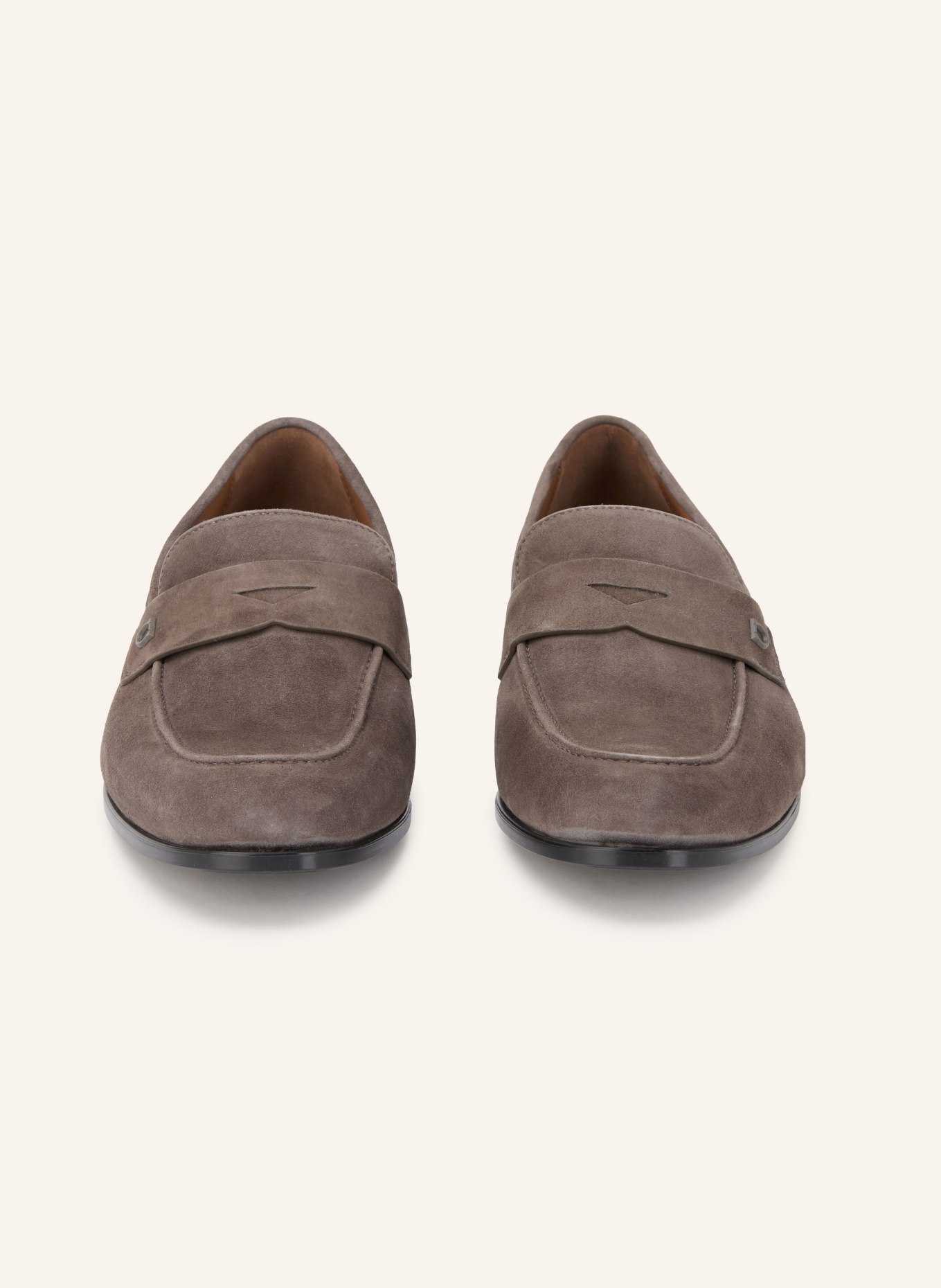 FERRAGAMO Penny loafers: SZARY