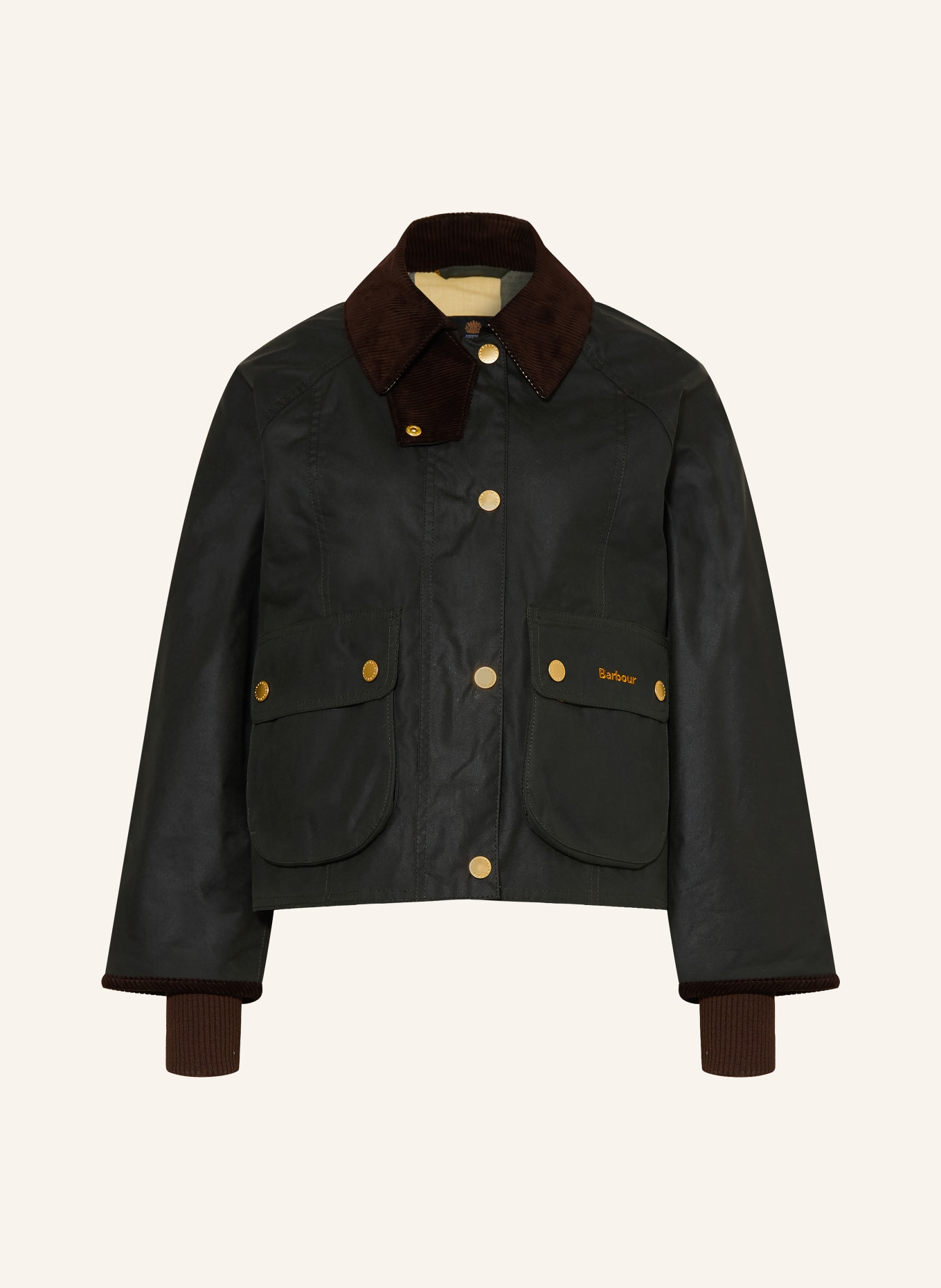 Barbour Fieldjacket BEADNELL: DUNKELGRÜN / DUNKELBRAUN