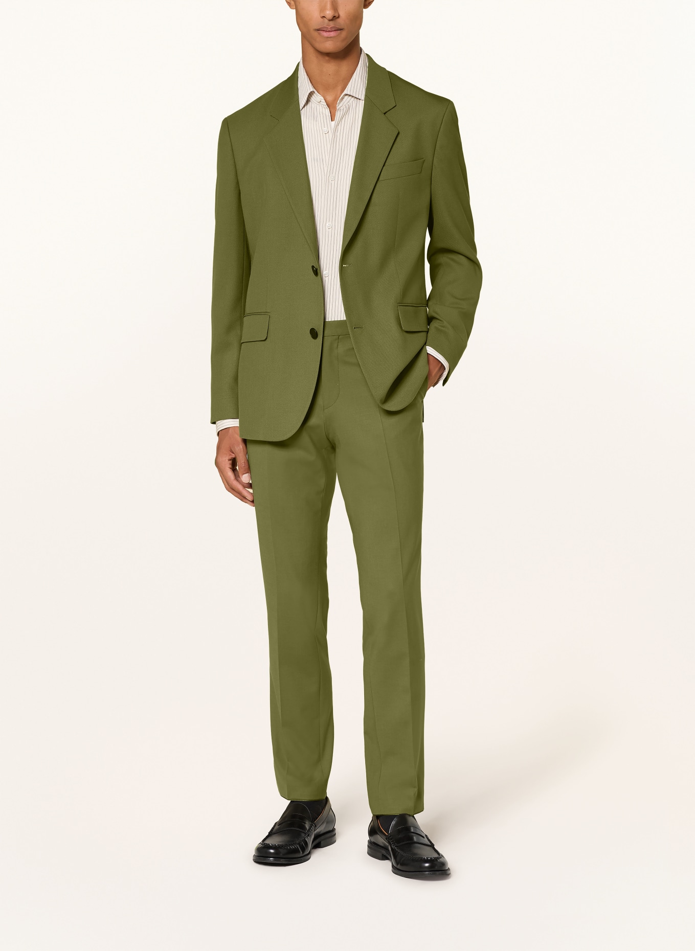 HUGO Marynarka garniturowa KARLO243X modern fit: 388 OPEN GREEN