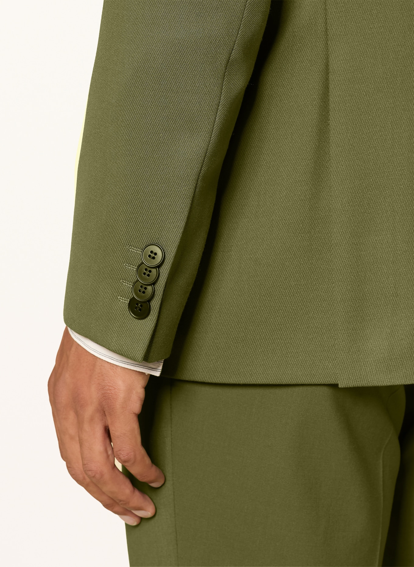 HUGO Marynarka garniturowa KARLO243X modern fit: 388 OPEN GREEN