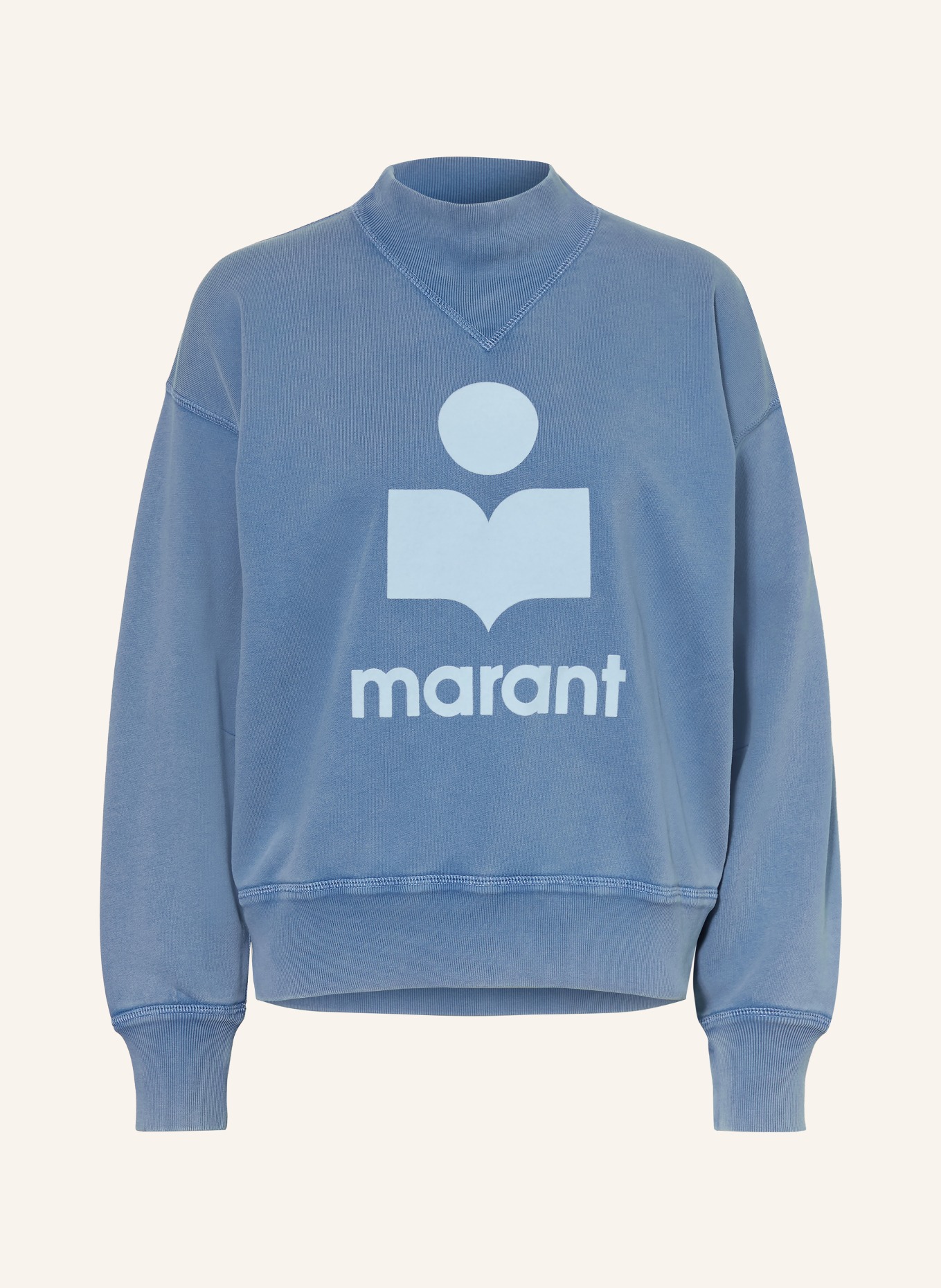 MARANT ÉTOILE AKI sweatshirt: BLUE / LIGHT BLUE