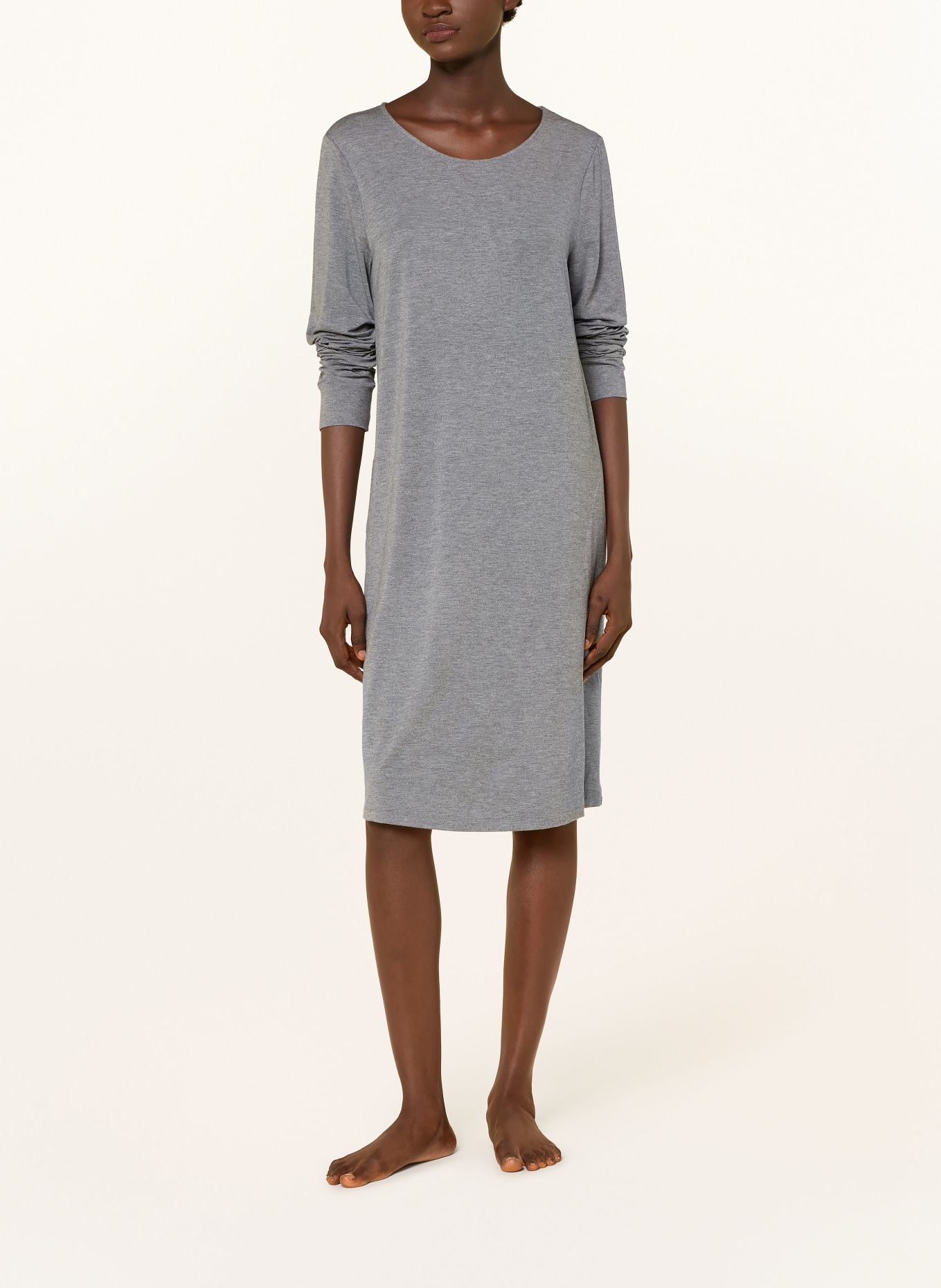 HANRO Nachthemd NATURAL ELEGANCE: GRAU