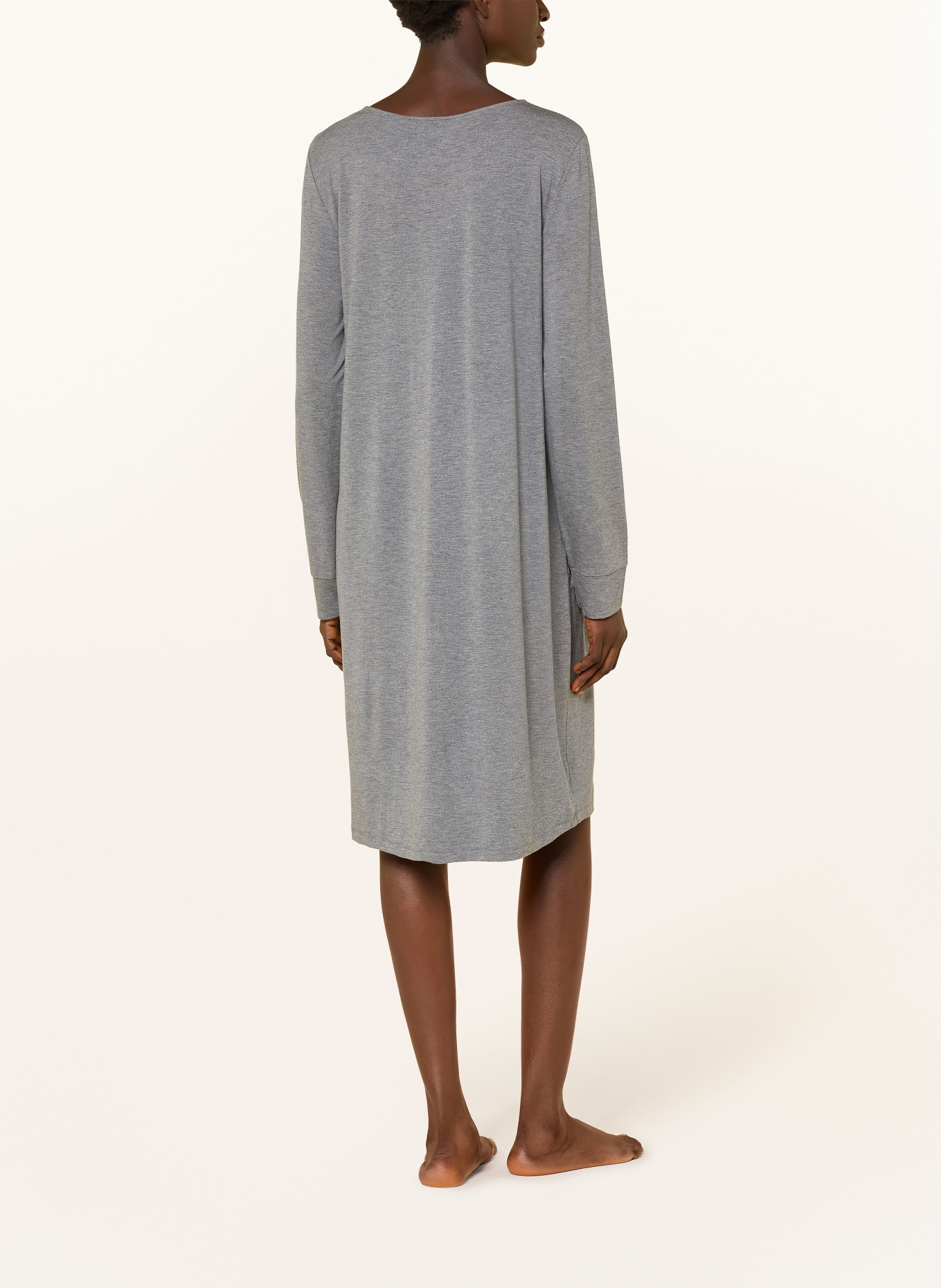 HANRO Nachthemd NATURAL ELEGANCE: GRAU