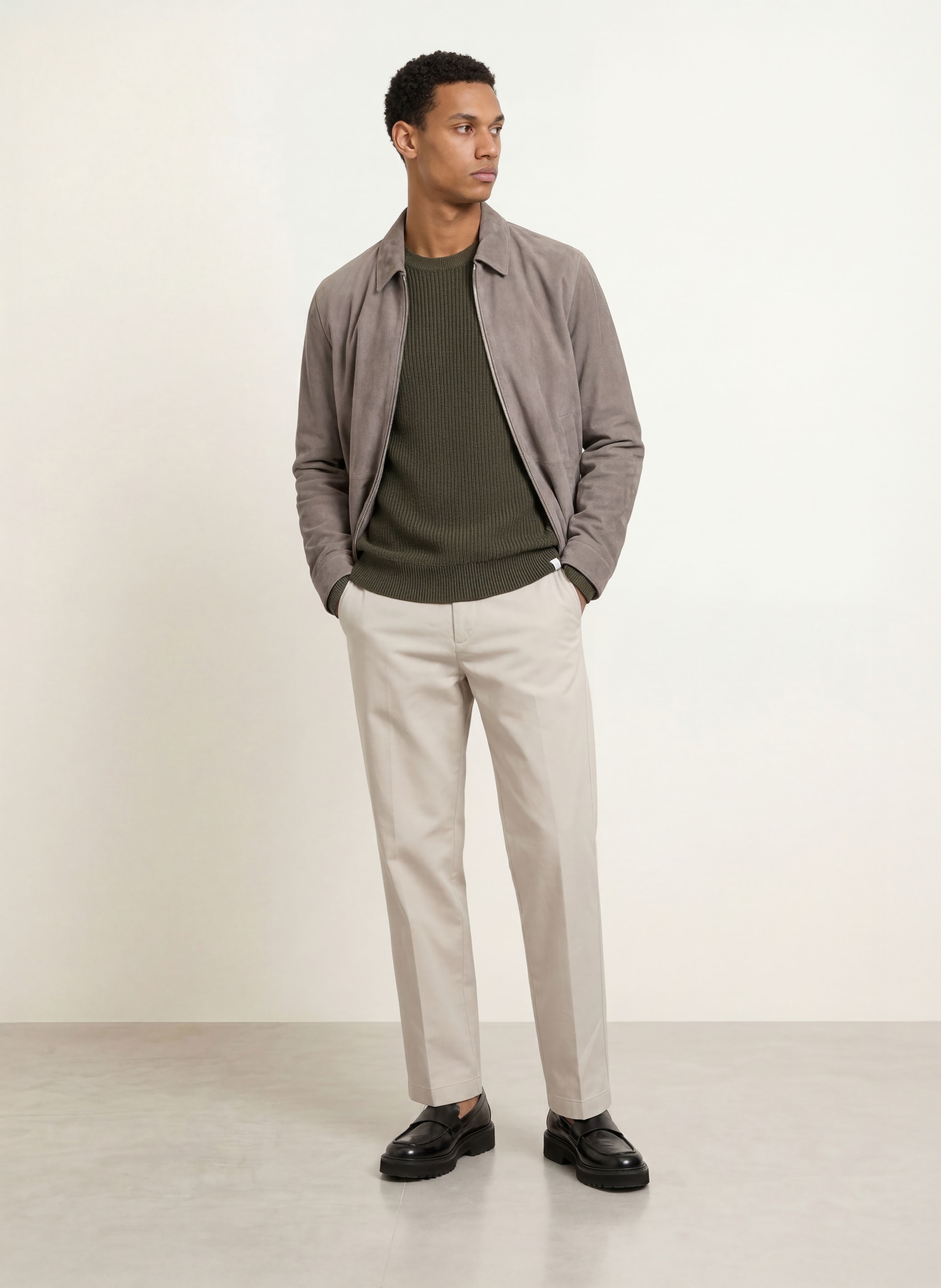 NOWADAYS Sweter: KHAKI