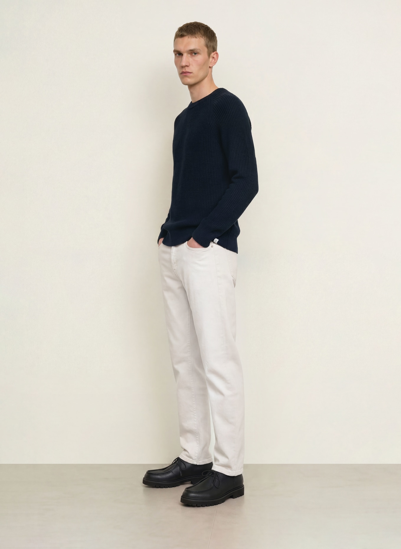 NOWADAYS Sweter: GRANATOWY