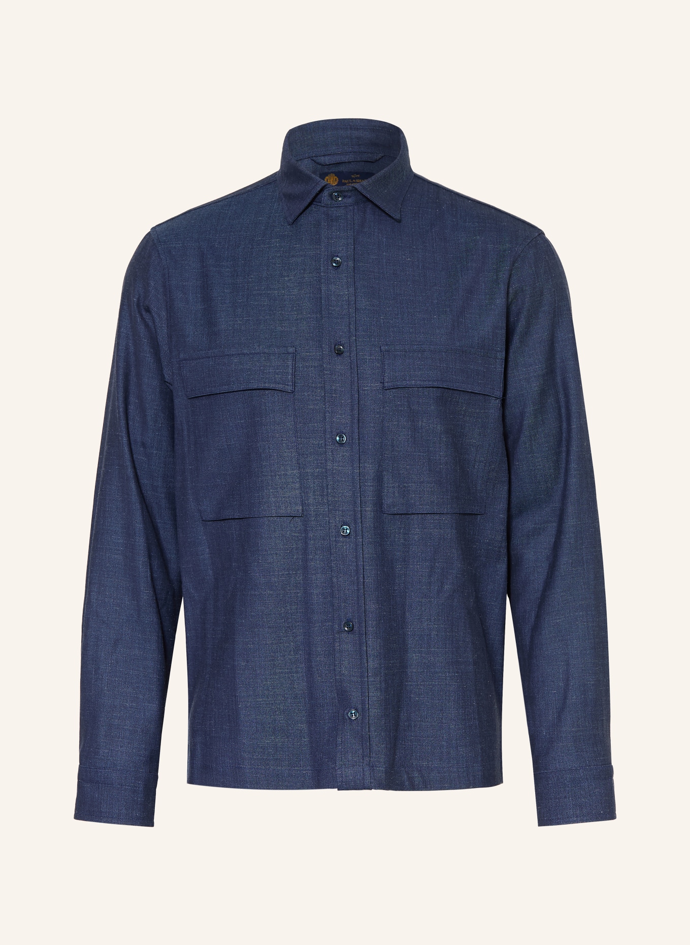 PAUL & SHARK Overshirt v džínovém stylu: TMAVĚ MODRÁ