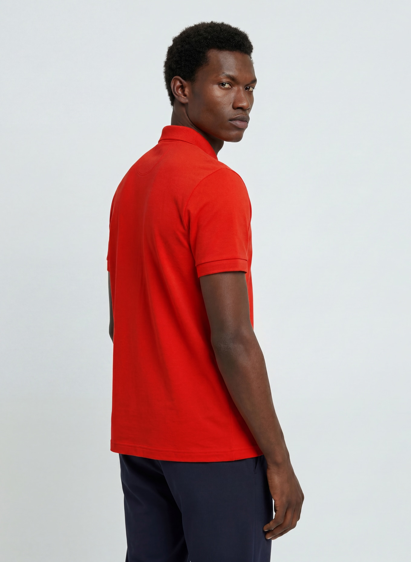 BOSS Tricou polo din piqué PIO: ROȘU