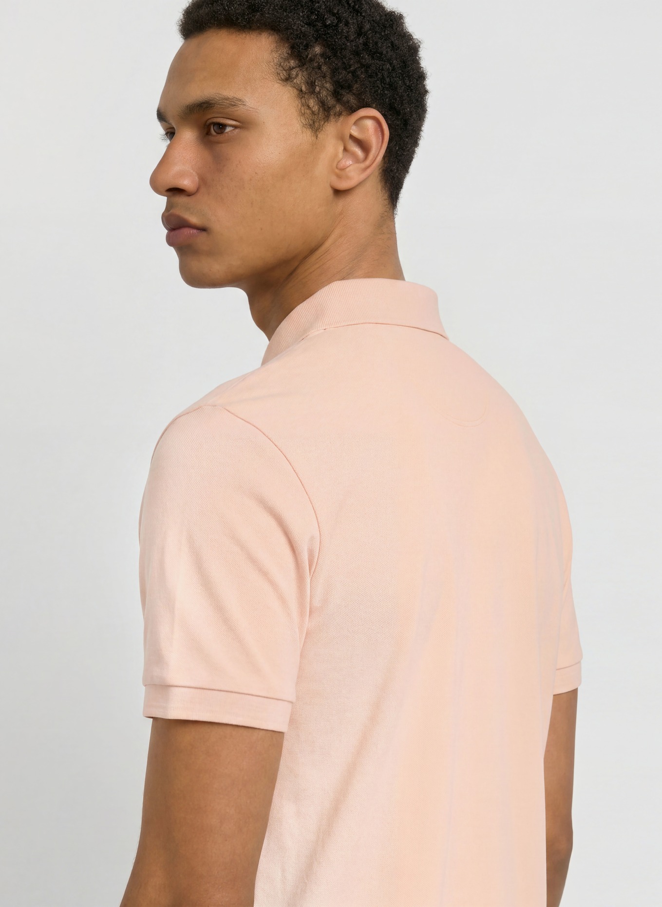 BOSS Polo piqué PIO: ORANGE CLAIR
