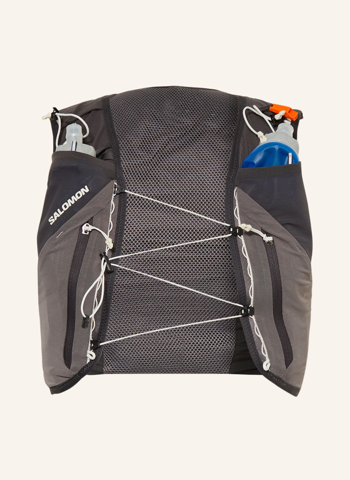 SALOMON Laufweste ADV SKIN 12 GRADIENT: SCHWARZ / GRAU / HELLGRÜN