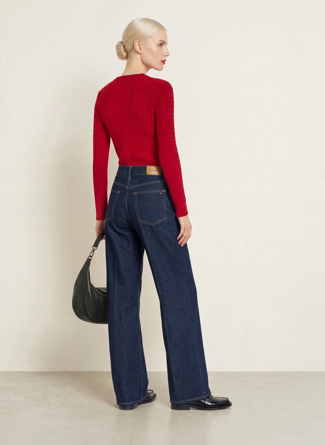 TOMMY HILFIGER Wide-leg jeans: 1AR Rinse New Doreen