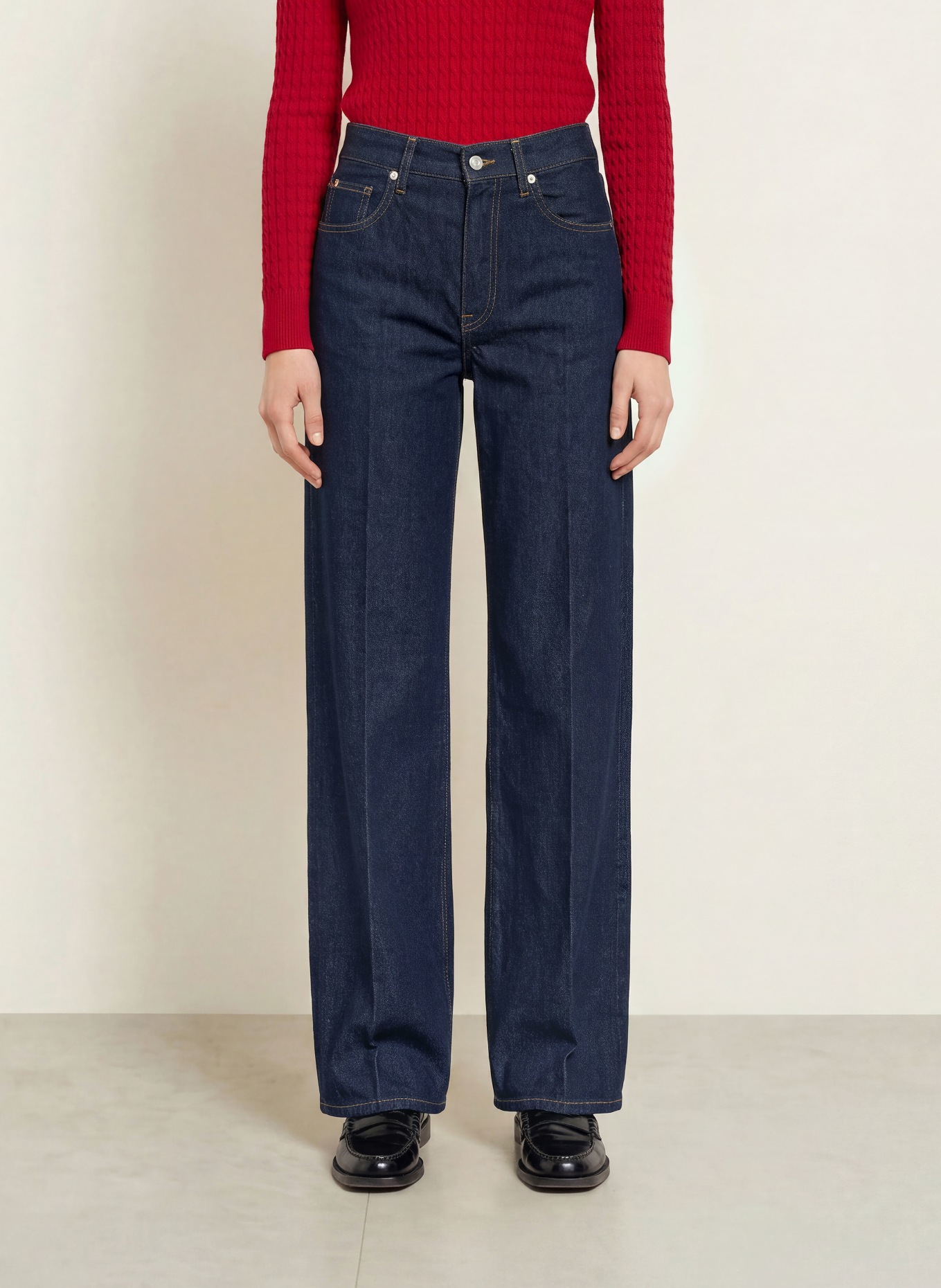 TOMMY HILFIGER Wide-leg jeans: 1AR Rinse New Doreen
