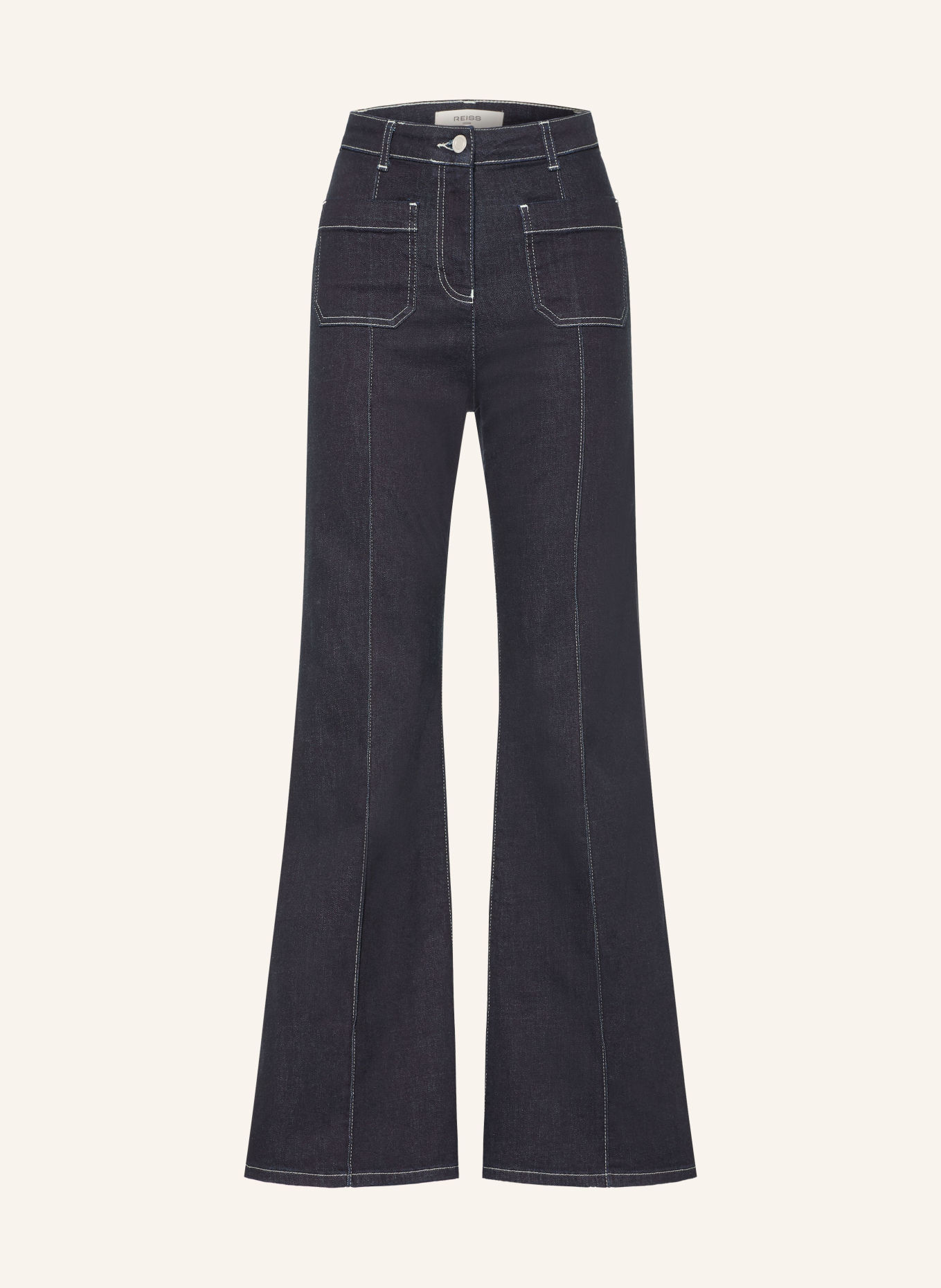 REISS Flared Jeans SAKURA: 30 INDIGO BLUE