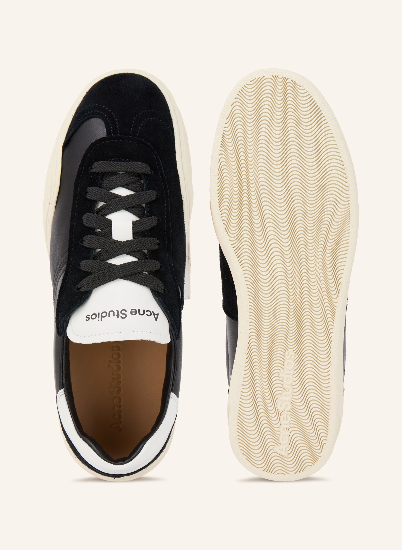 Acne Studios Baskets BARS DRAGO: NOIR / BLANC