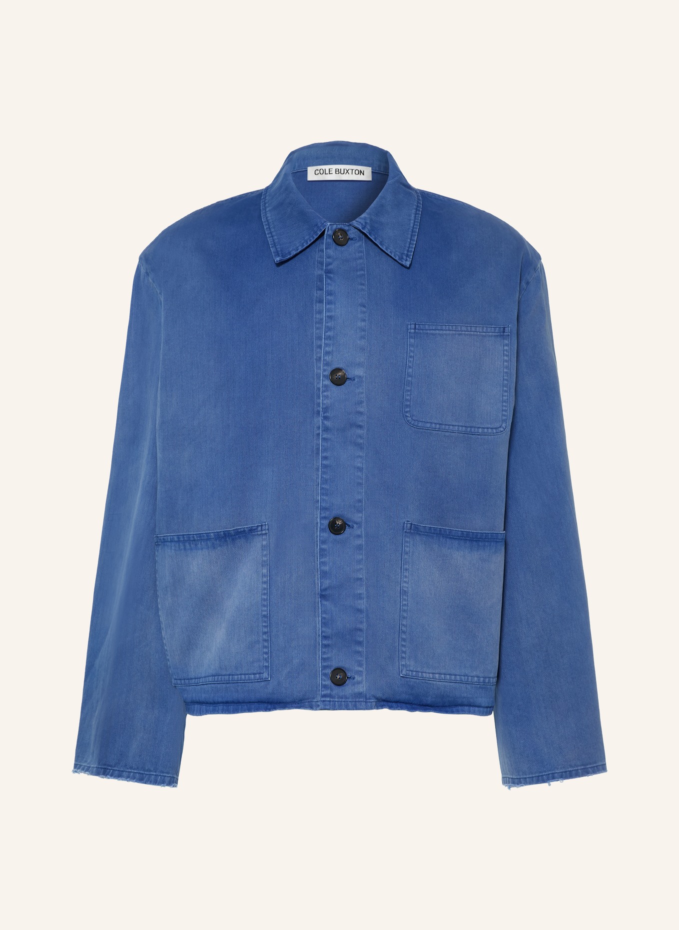 COLE BUXTON Jeans-Overjacket: BLAU