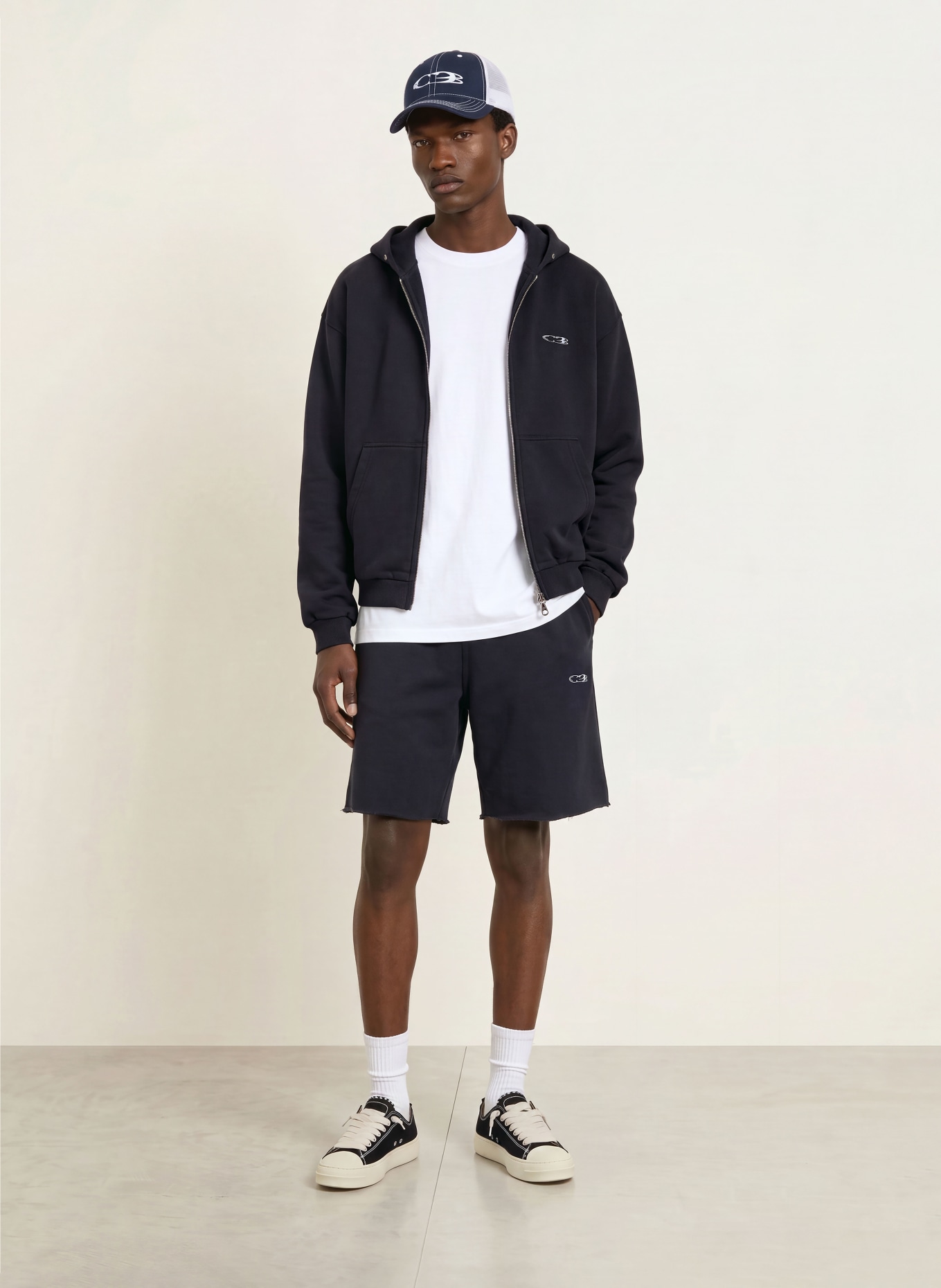 COLE BUXTON Sweatshorts CB SURF: DUNKELBLAU