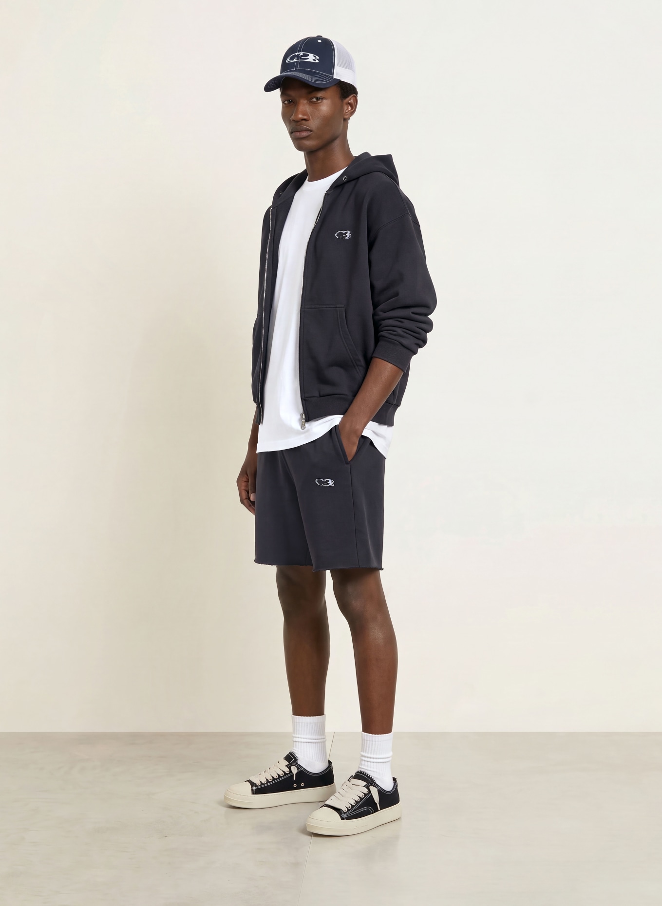COLE BUXTON Sweatshorts CB SURF: DUNKELBLAU