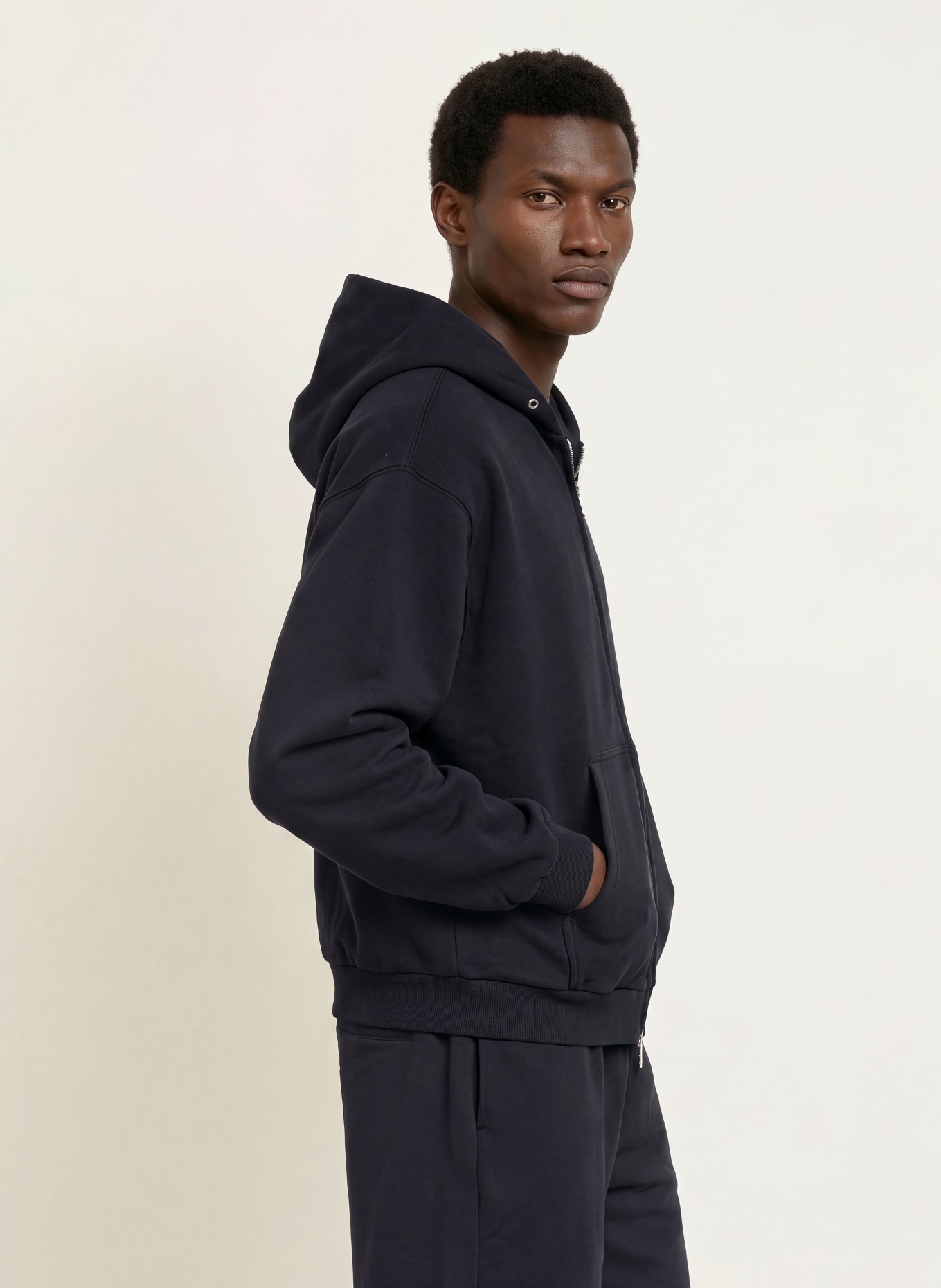 COLE BUXTON Sweatjacke: SCHWARZ