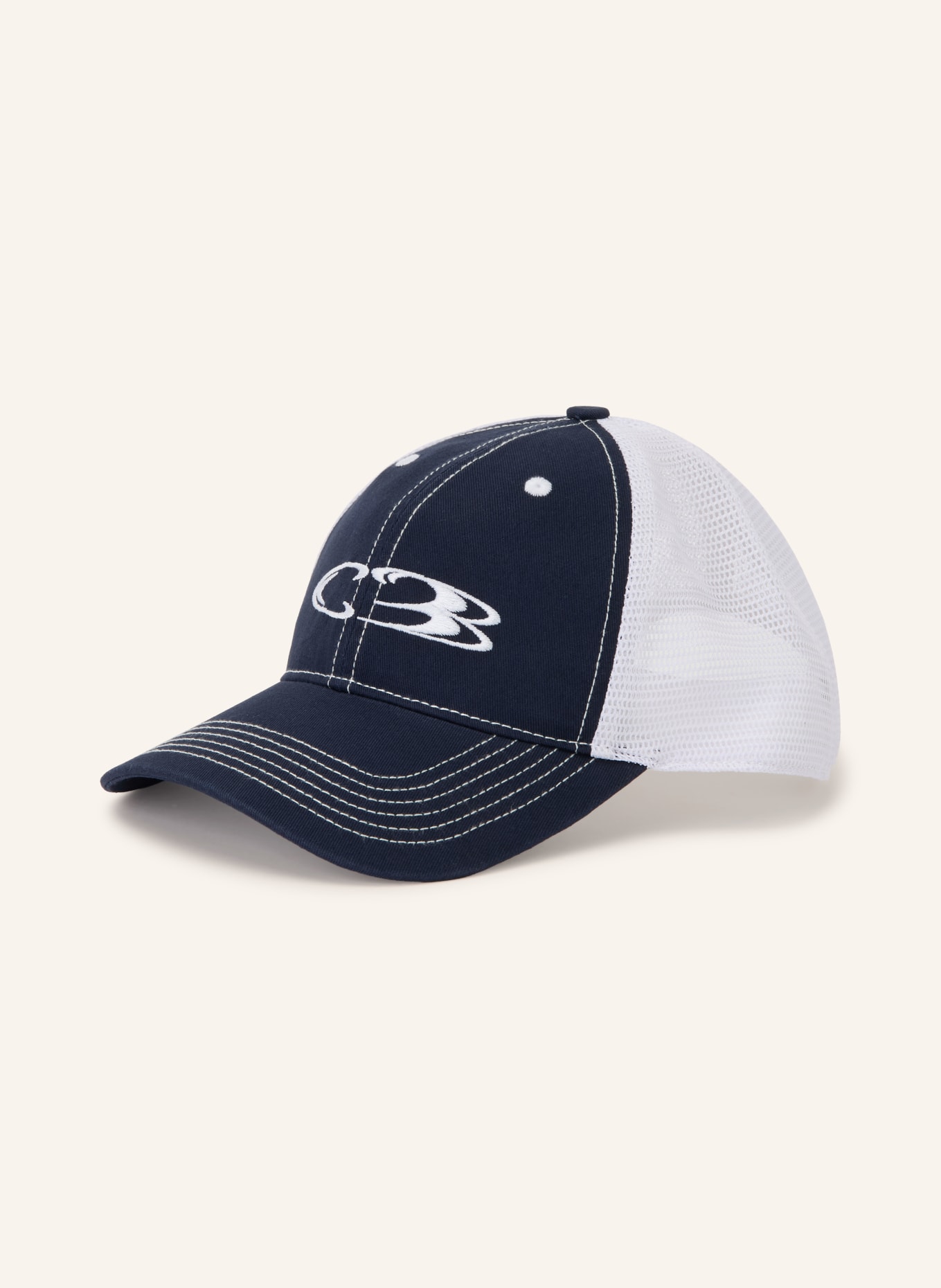 COLE BUXTON Cap DAD: DUNKELBLAU / WEISS