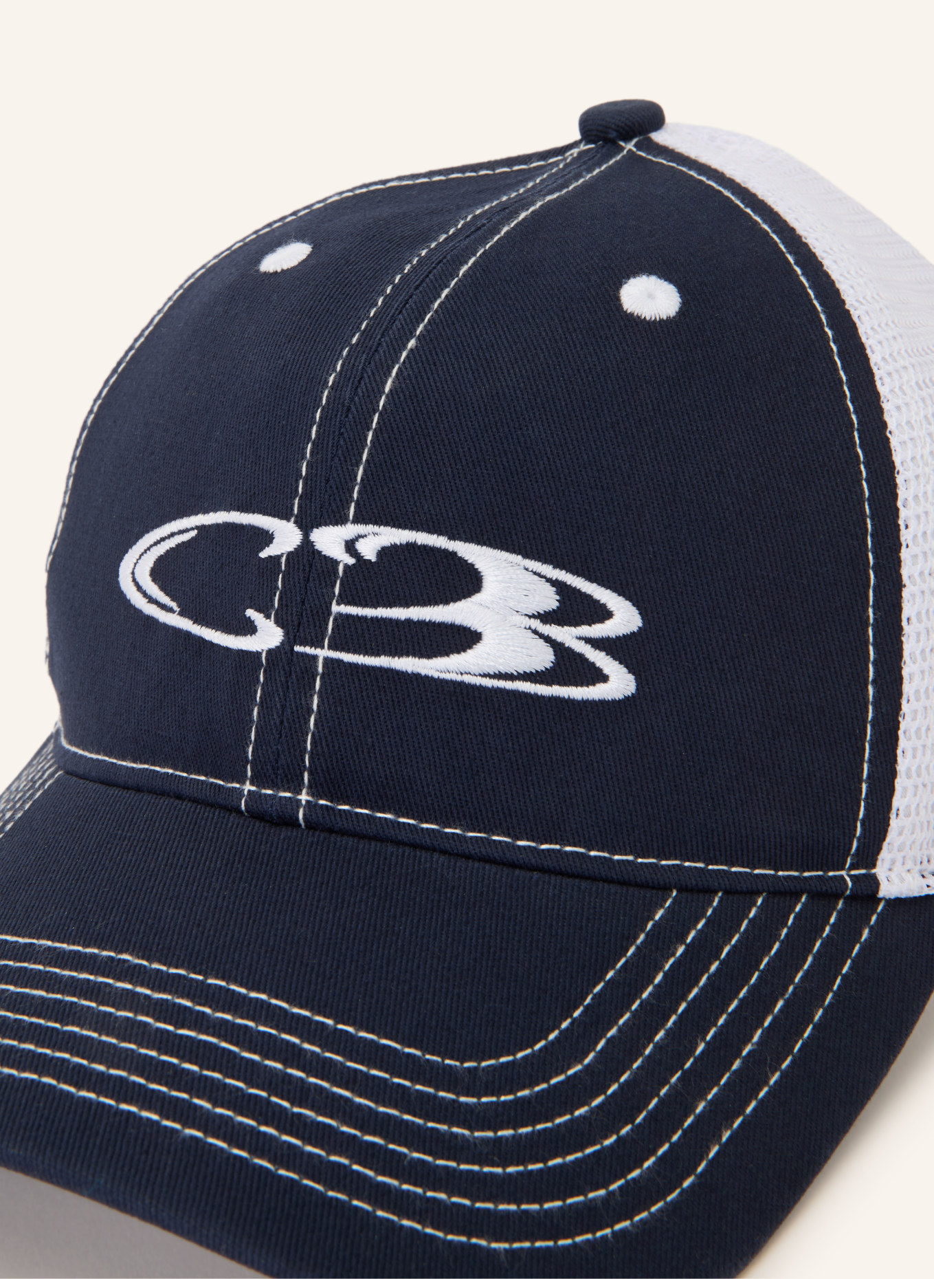 COLE BUXTON Cap DAD: DUNKELBLAU / WEISS