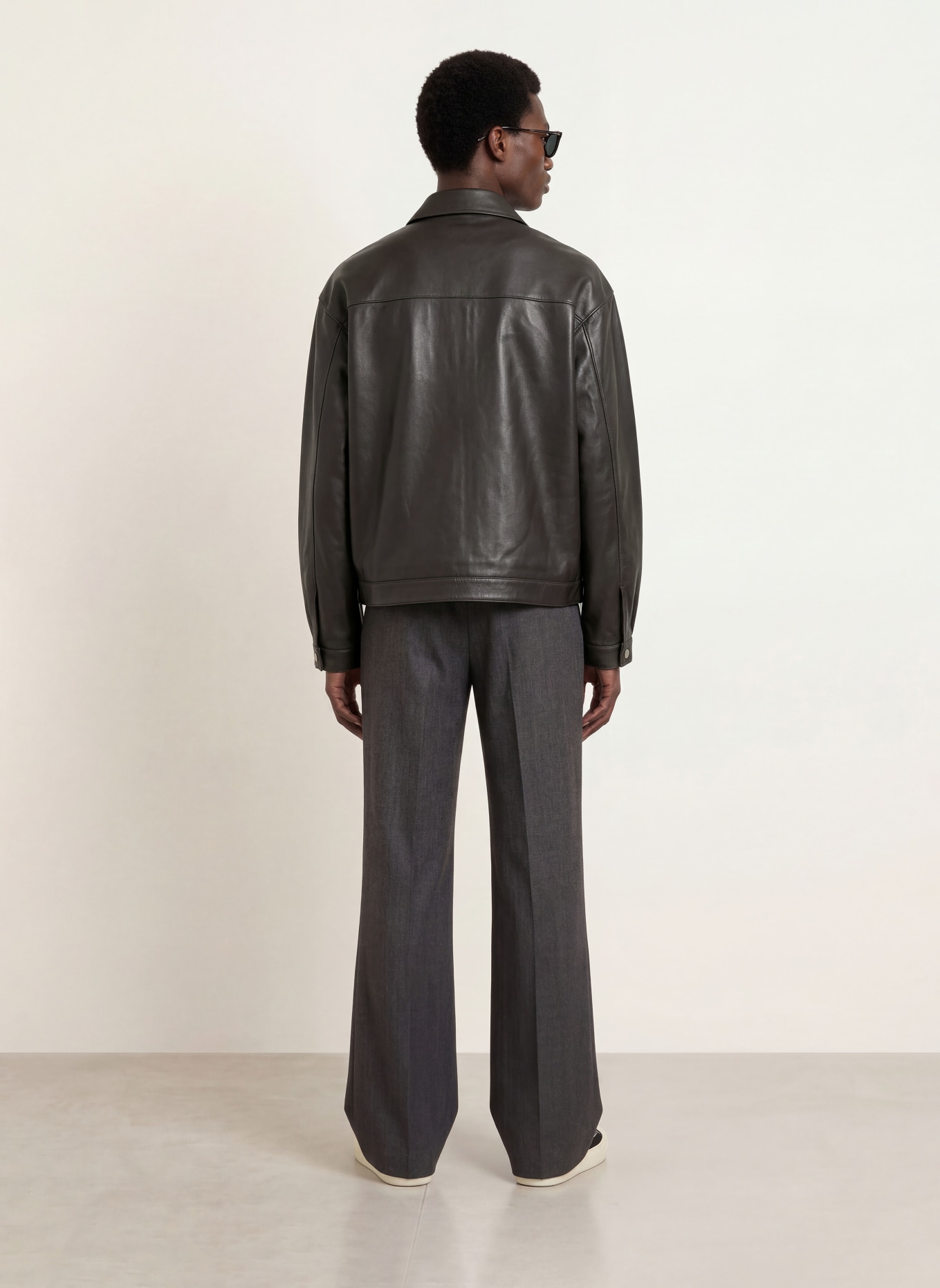 COLE BUXTON Lederjacke: DUNKELBRAUN