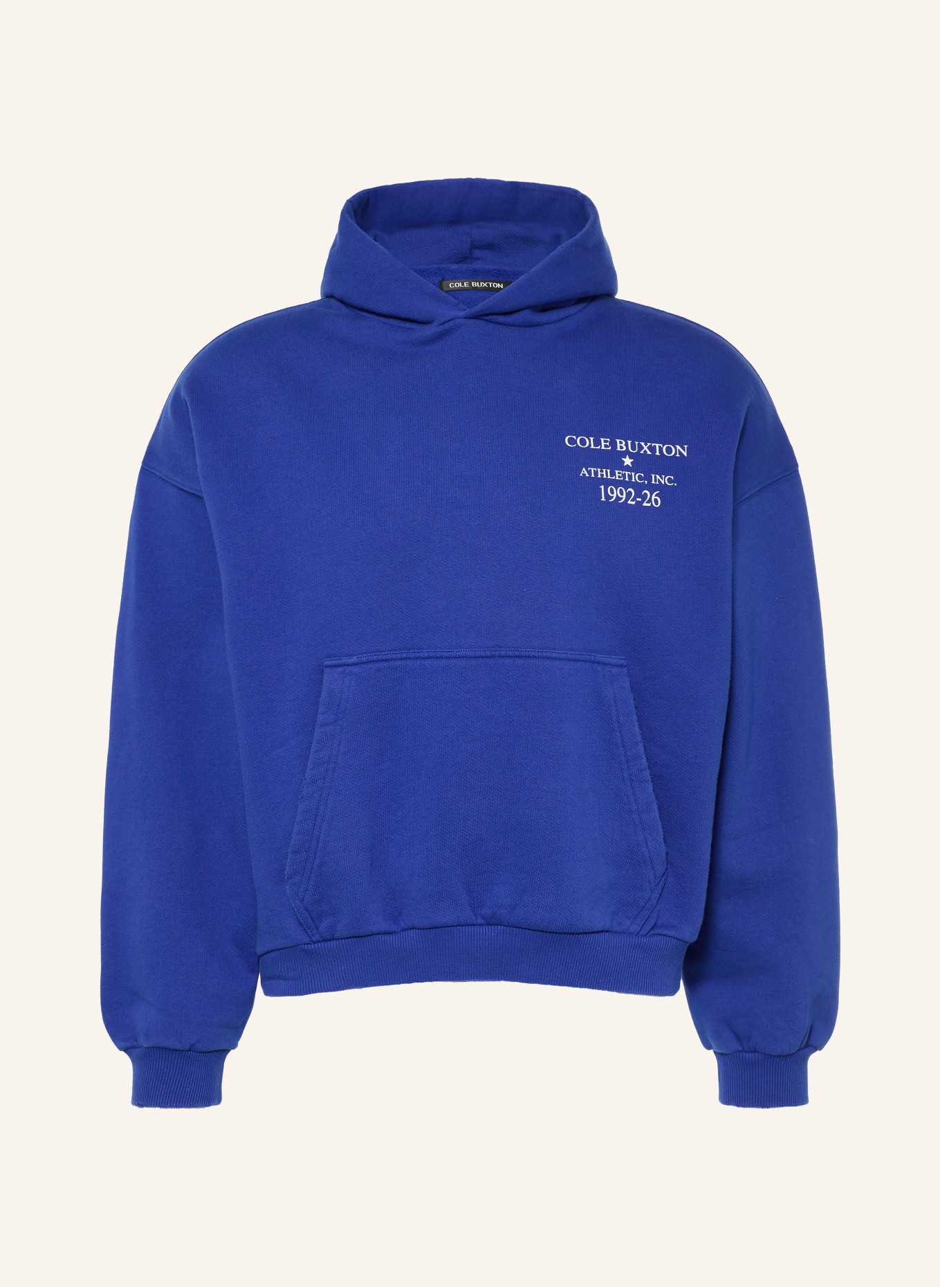 COLE BUXTON Hoodie ATHLETIC INC: BLAU / WEISS