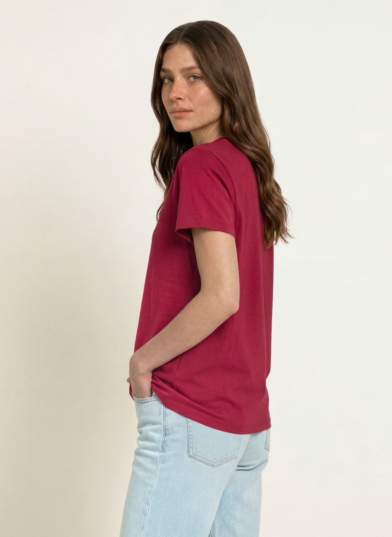 BOSS T-shirt ELOVE: FUCHSIA