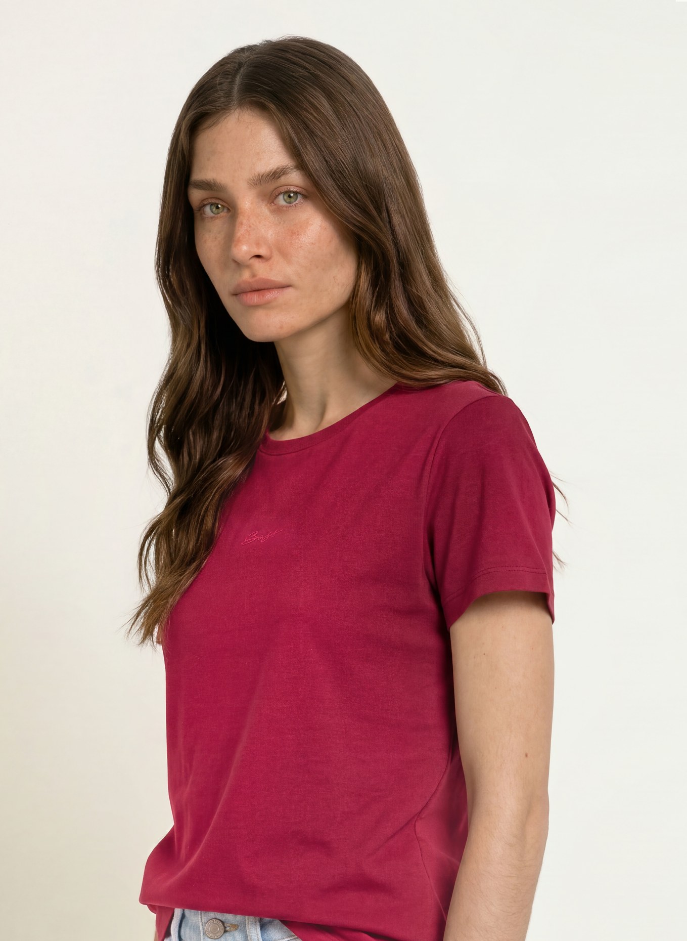 BOSS T-shirt ELOVE: FUCHSIA