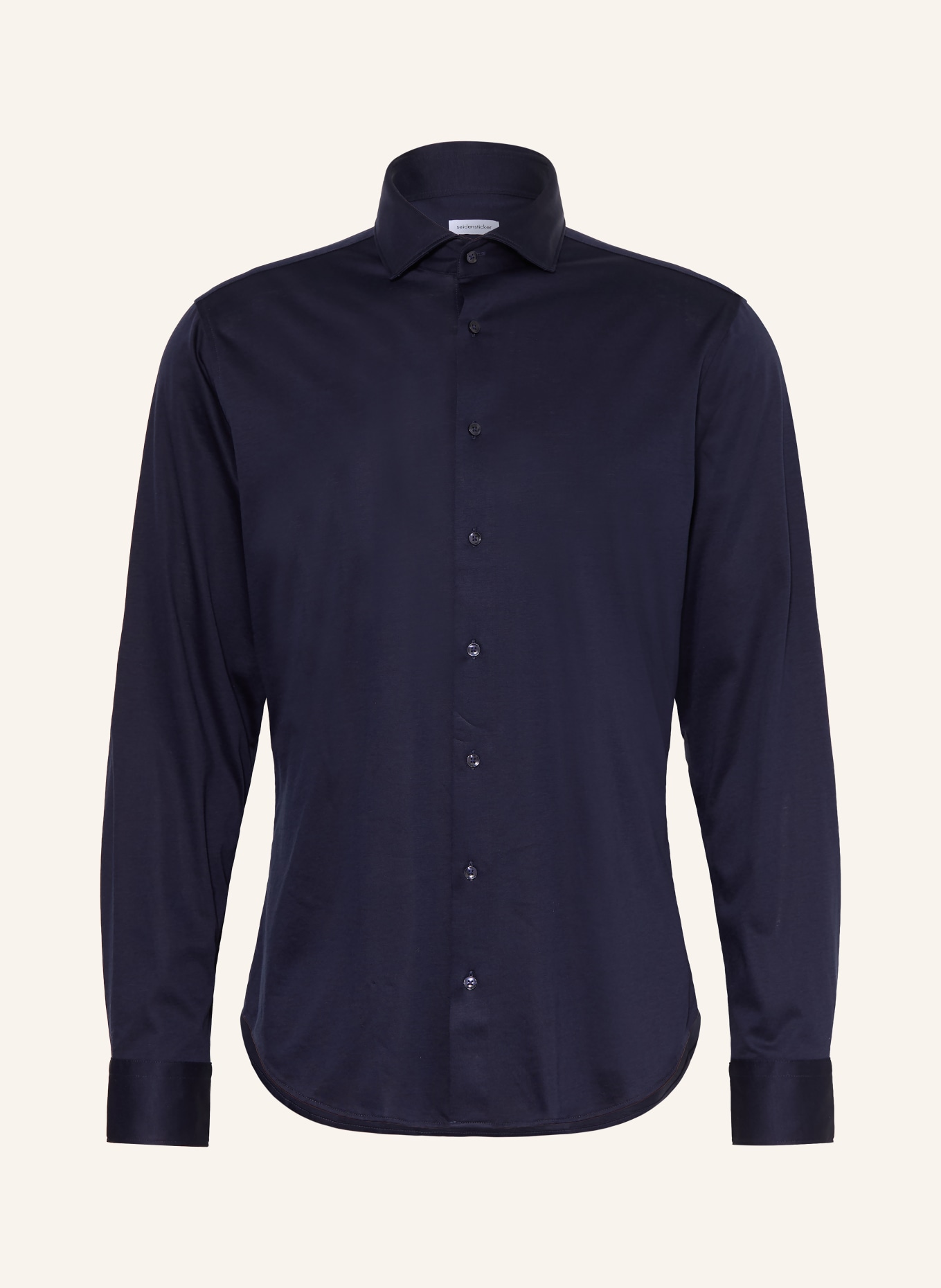 seidensticker Jerseyhemd Shaped Fit: DUNKELBLAU