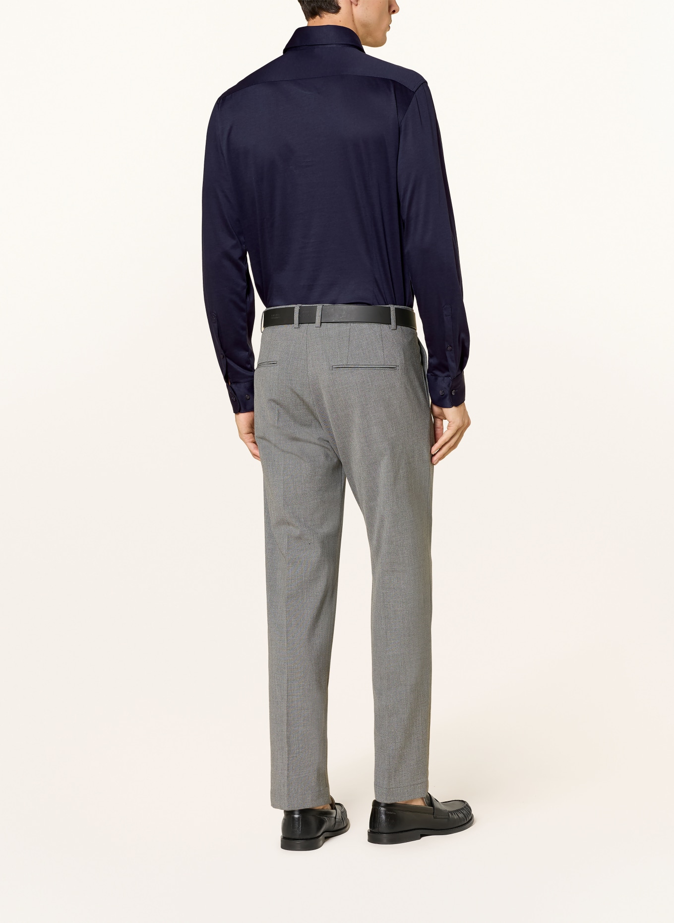 seidensticker Jerseyhemd Shaped Fit: DUNKELBLAU