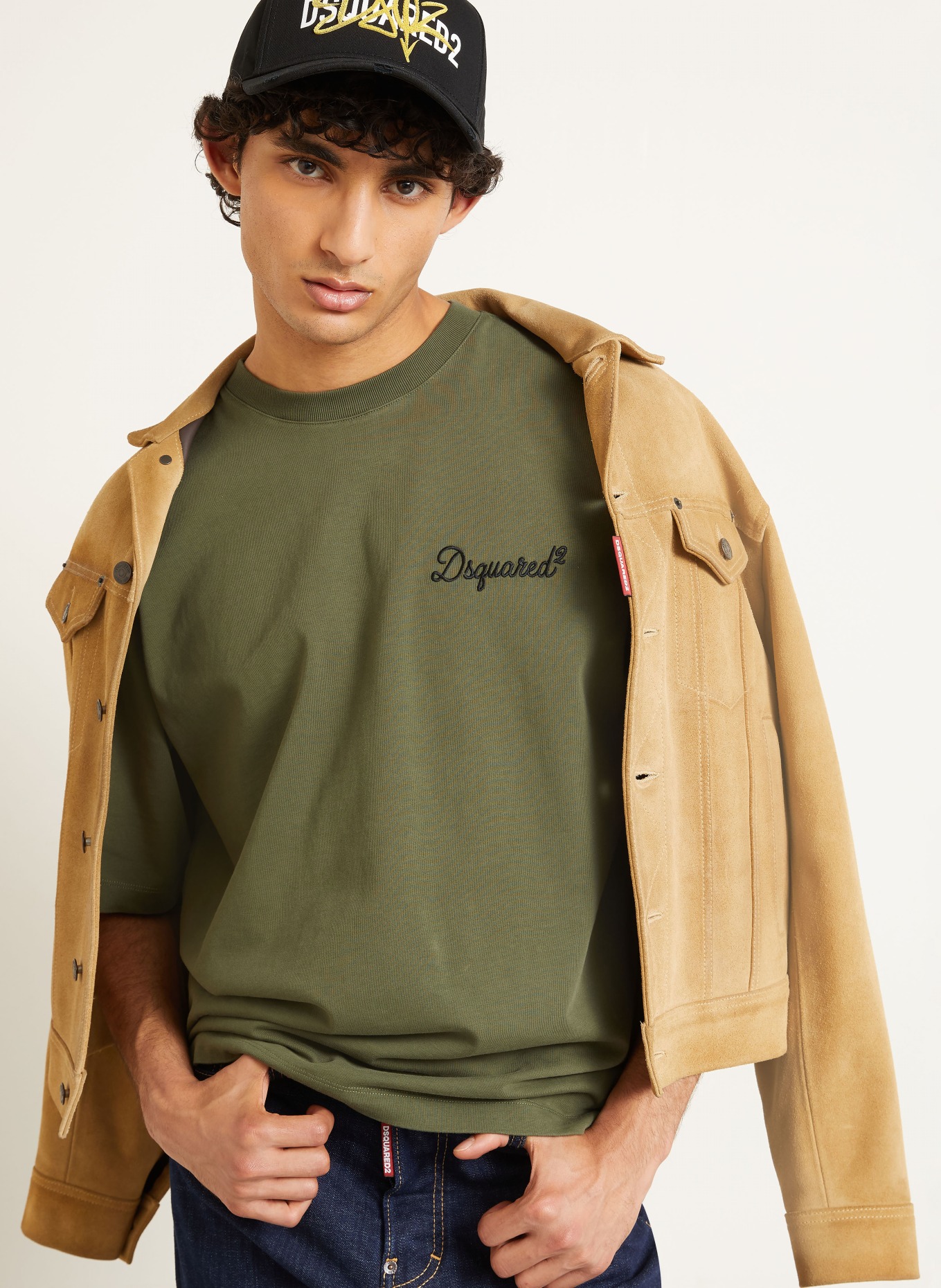 DSQUARED2 tričko: TMAVĚ ZELENÁ
