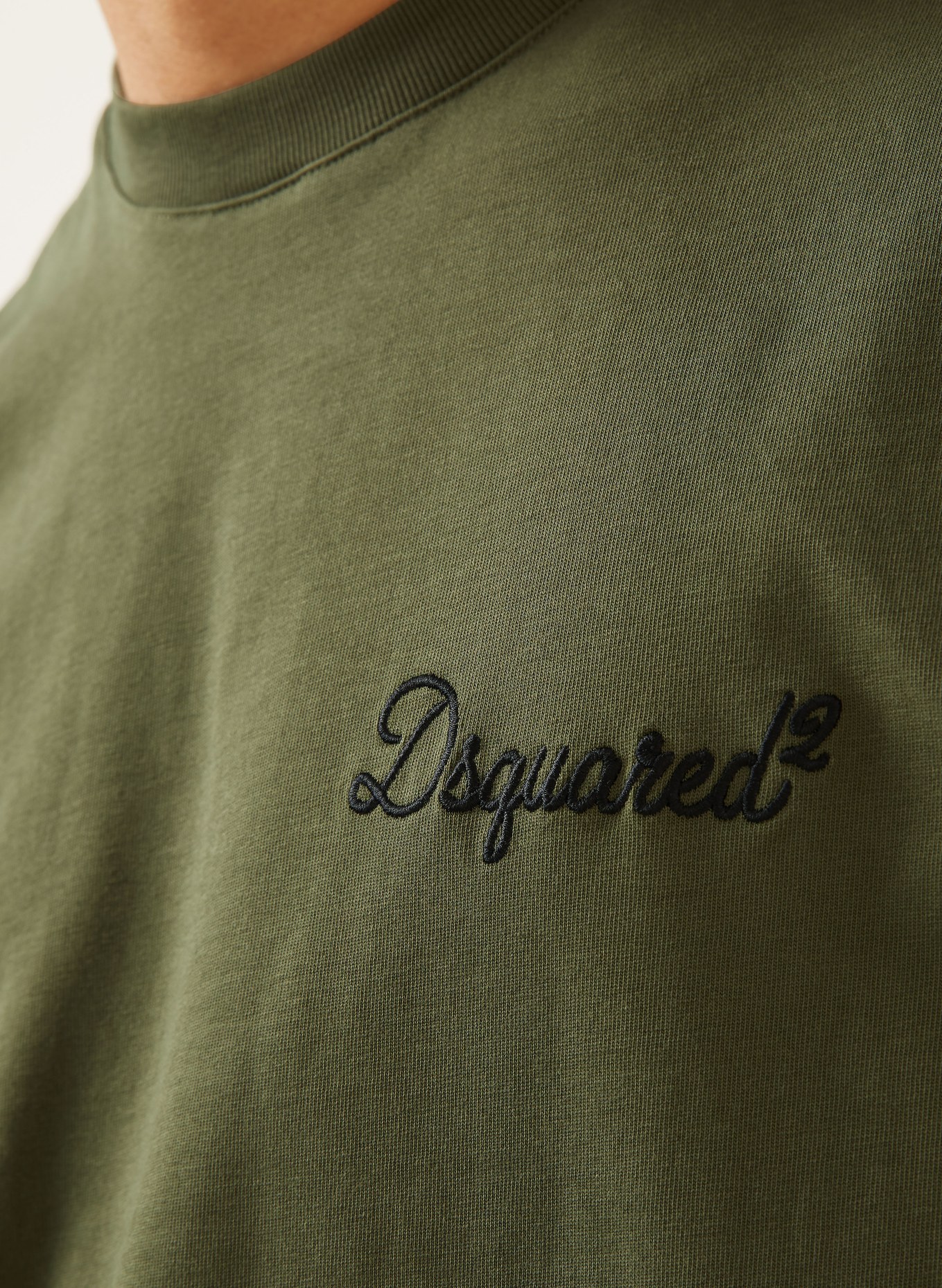 DSQUARED2 tričko: TMAVĚ ZELENÁ