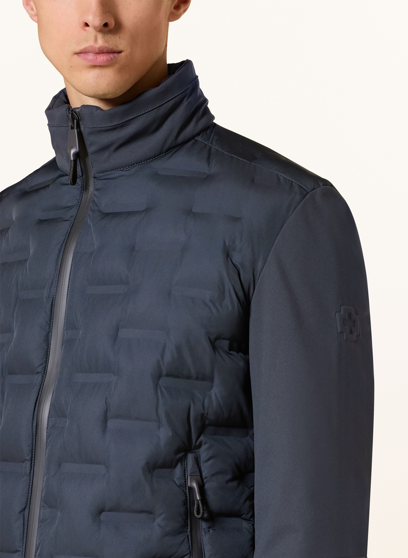STRELLSON Gewatteerde jas AVIO FLEX 2.0: DONKERBLAUW
