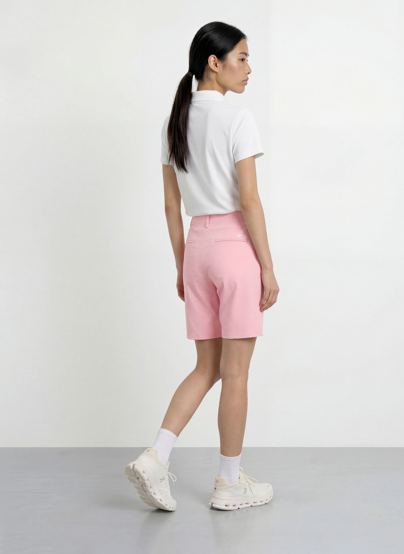 ALBERTO Golfshorts ALINA-K-B - FX4 DRY COOLER® mit Schmucksteinen: ROSA