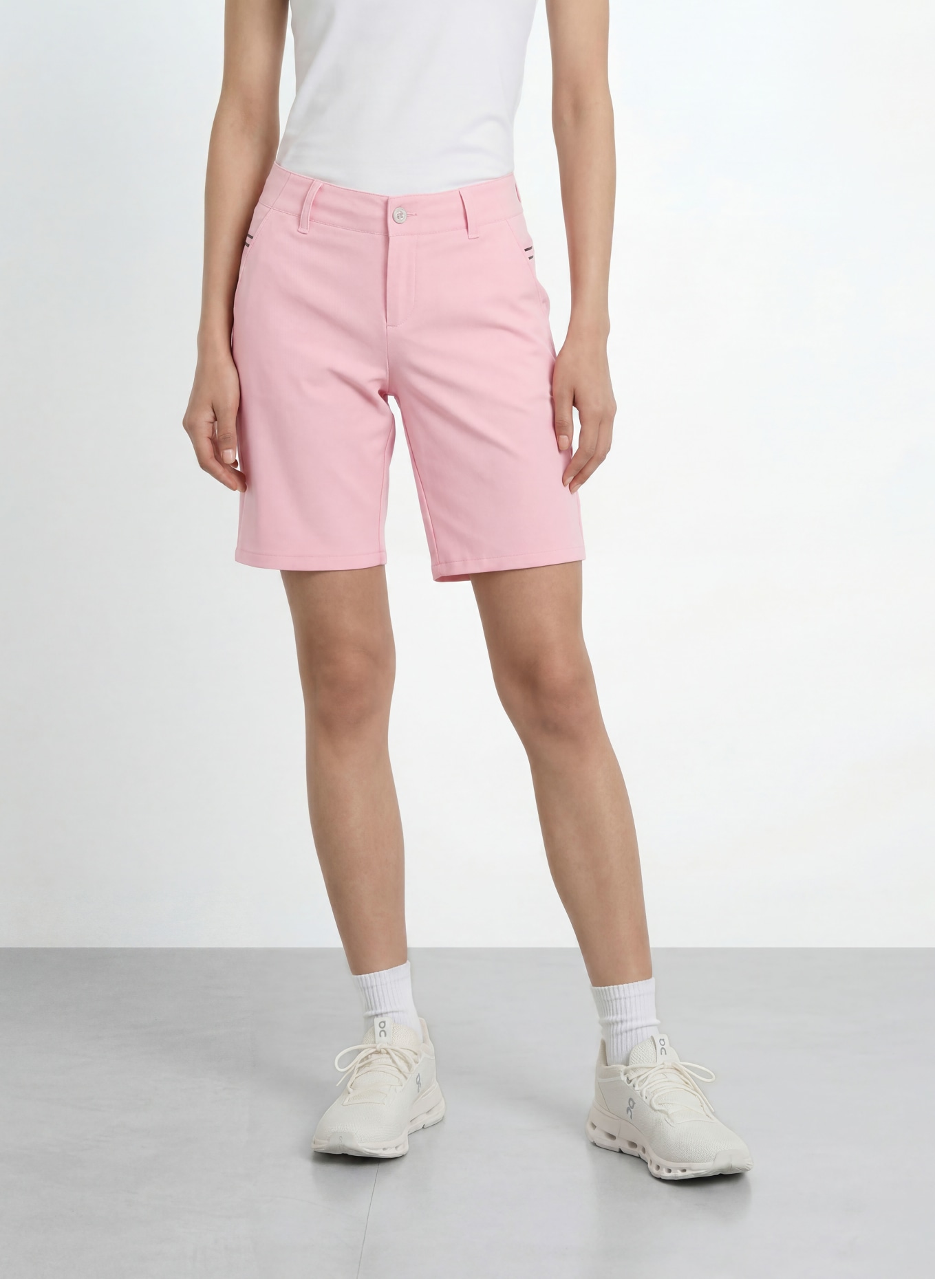 ALBERTO Golfshorts ALINA-K-B - FX4 DRY COOLER® mit Schmucksteinen: ROSA