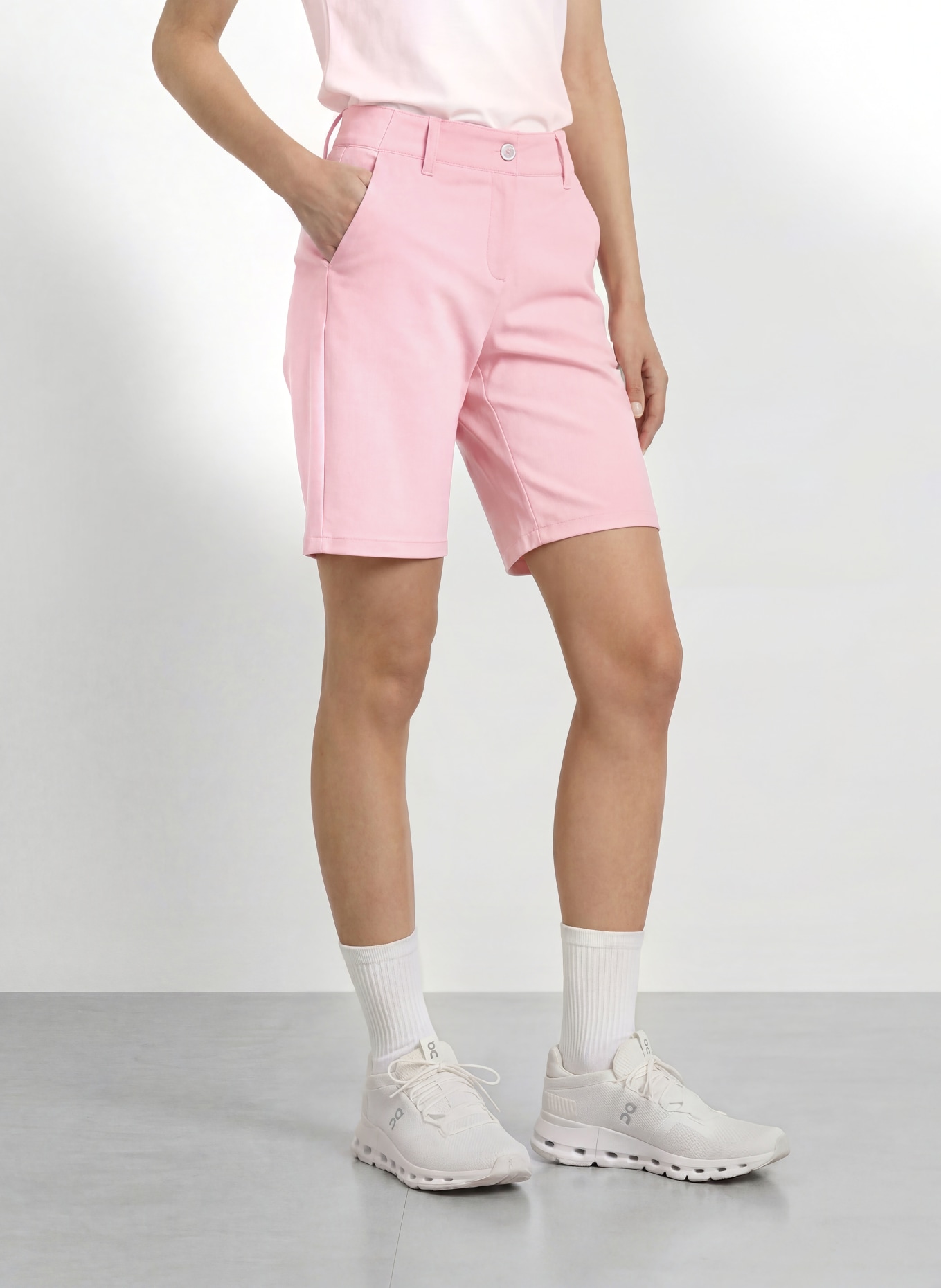 ALBERTO Golfshorts ALINA-K-B - FX4 DRY COOLER® mit Schmucksteinen: ROSA