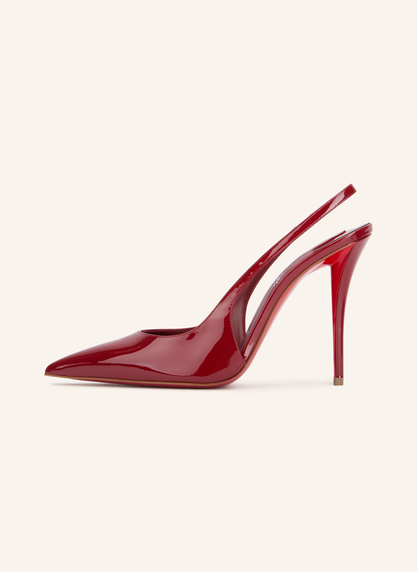 Christian Louboutin Slingpumps MISS Z 100: DUNKELROT