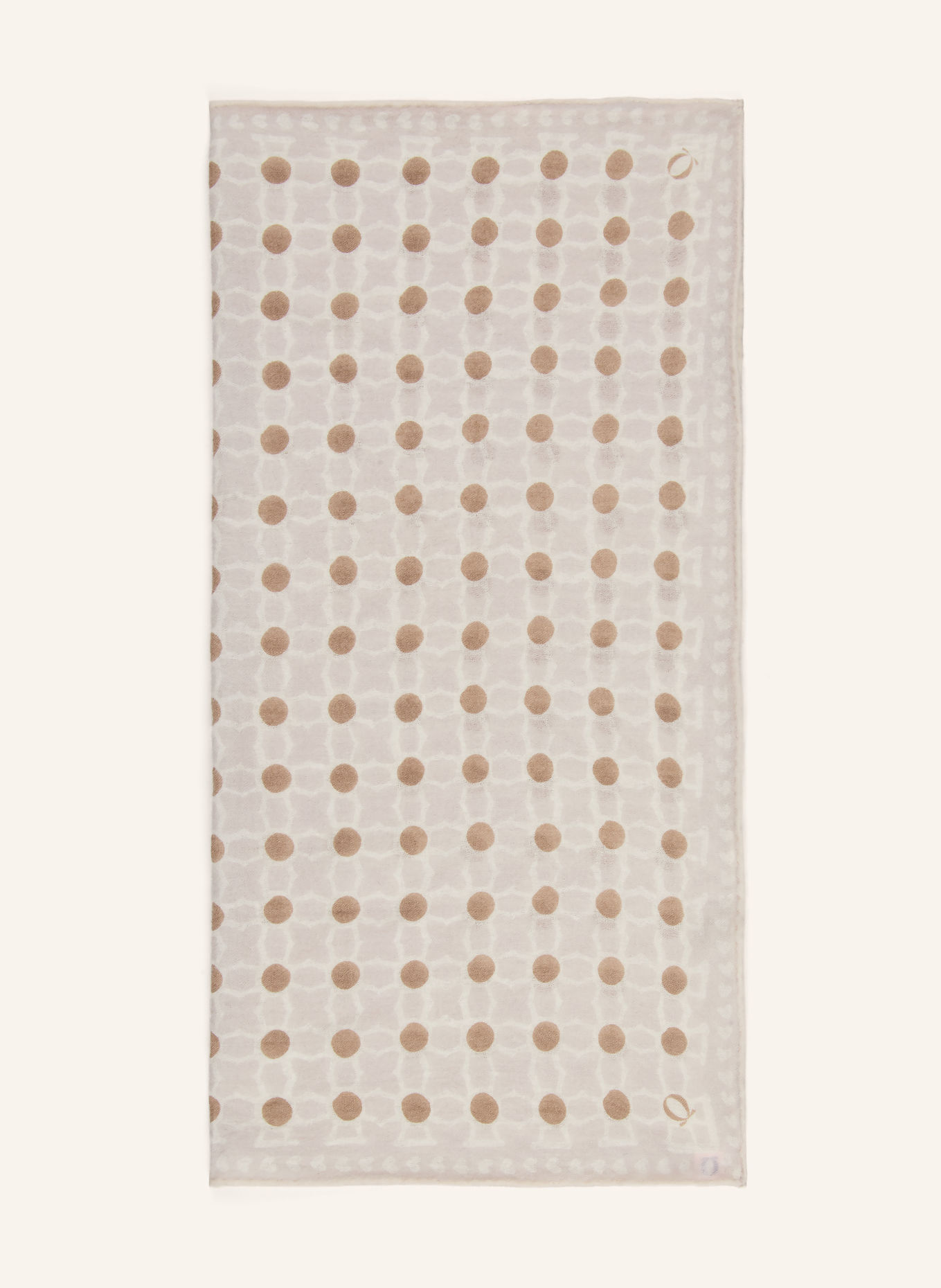 PURSCHOEN Cashmere-Tuch: CREME / BEIGE / TAUPE