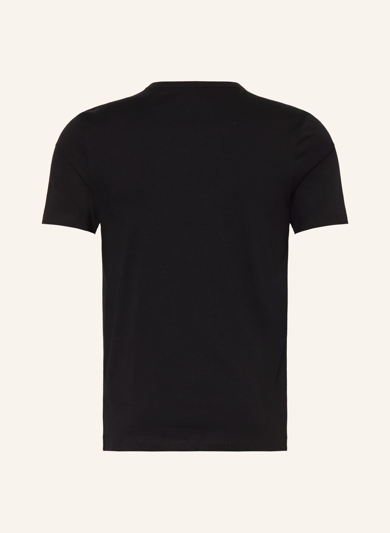 HUGO 3-pack of V-neck shirts: BLACK