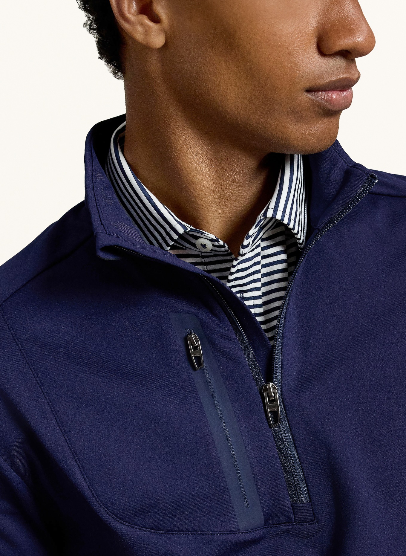 RLX RALPH LAUREN functional shirt: DARK BLUE