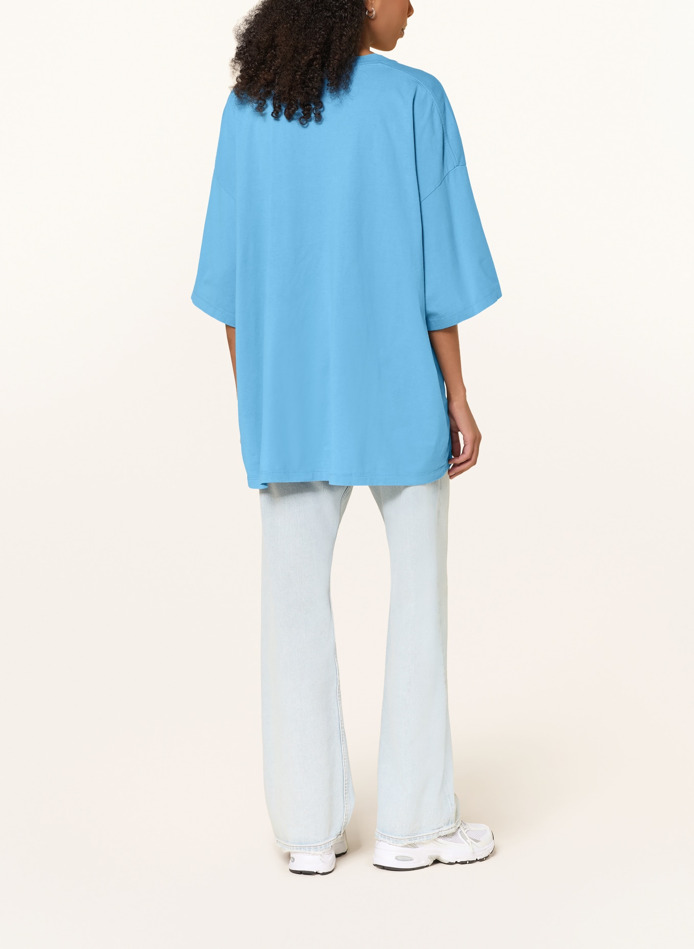 American Vintage Oversized shirt GIXY: BLAUW