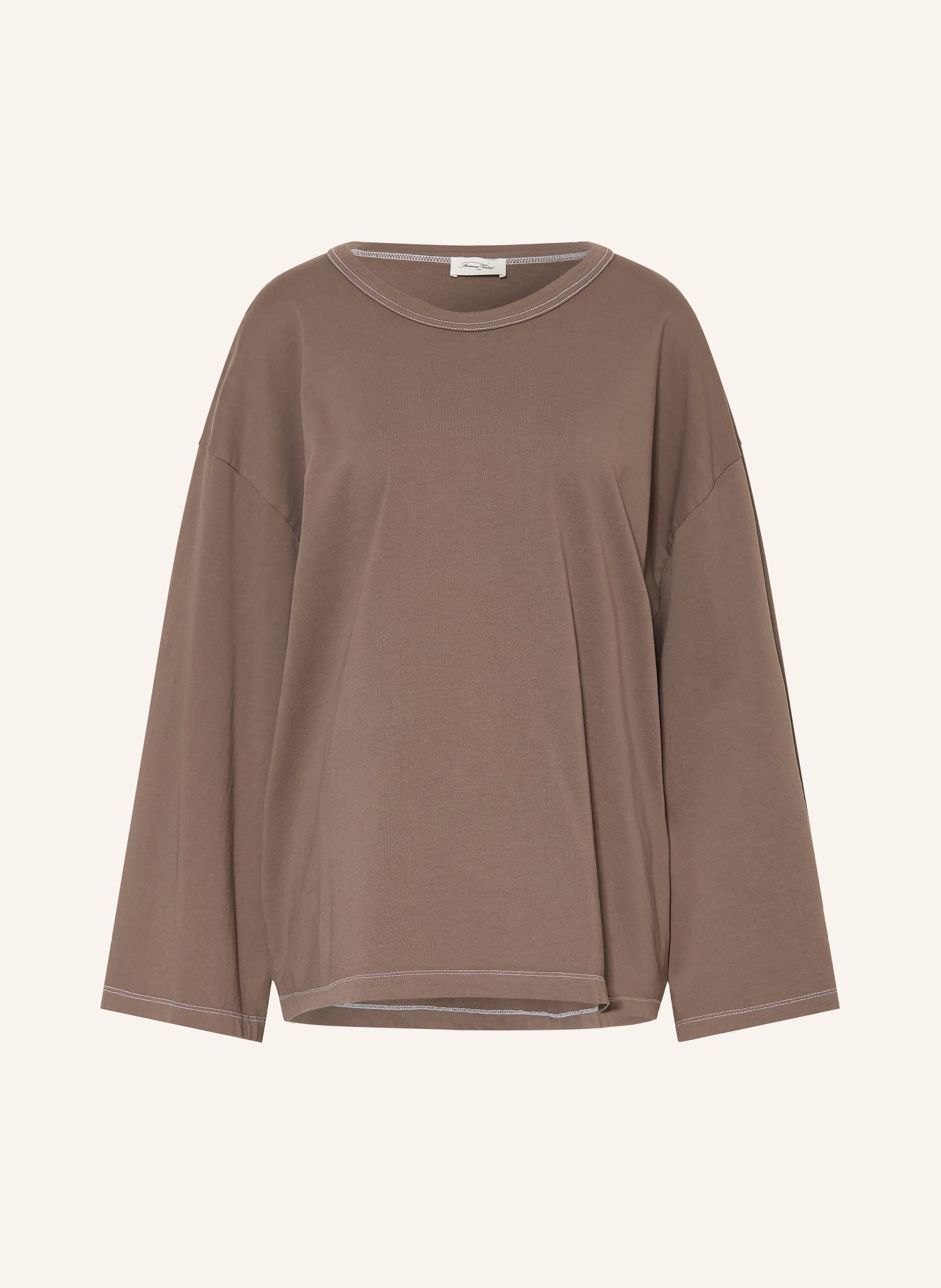 American Vintage Oversized longsleeve FIZVALLEY: TAUPE