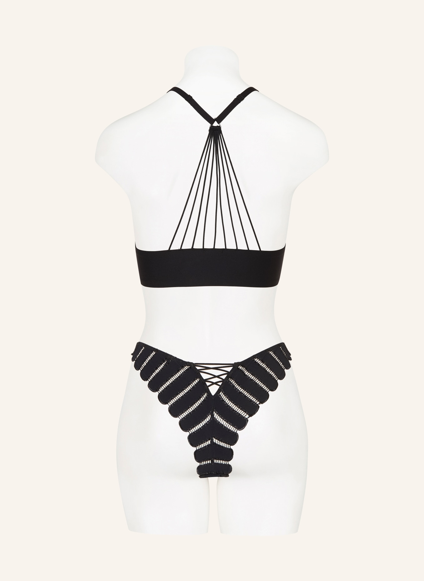 LIVY GRAMERCY Triangle bra: BLACK
