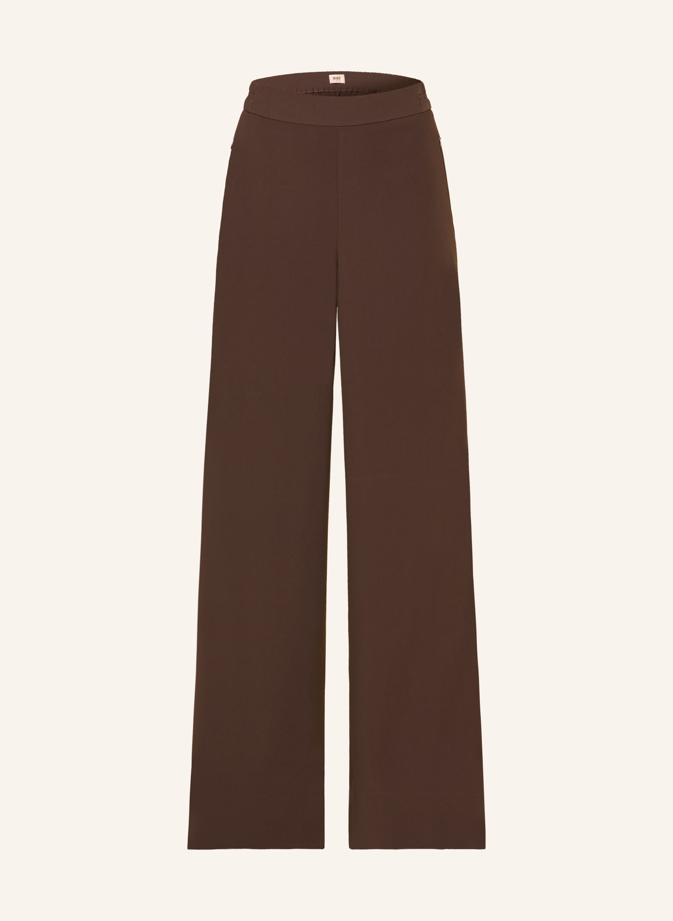 MAC Pantalon marinière CORALIE: MARRON FONCÉ