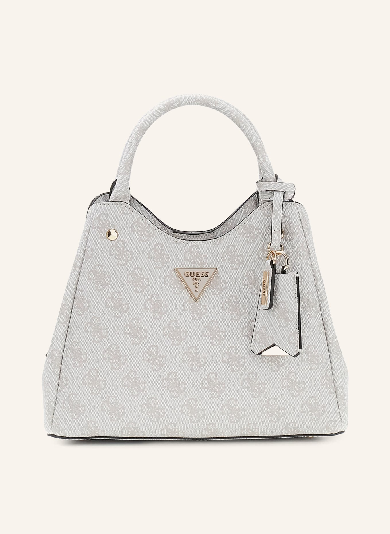 GUESS Geantă de mână MERIDIAN: MARO DESCHIS / AUR / TAUPE