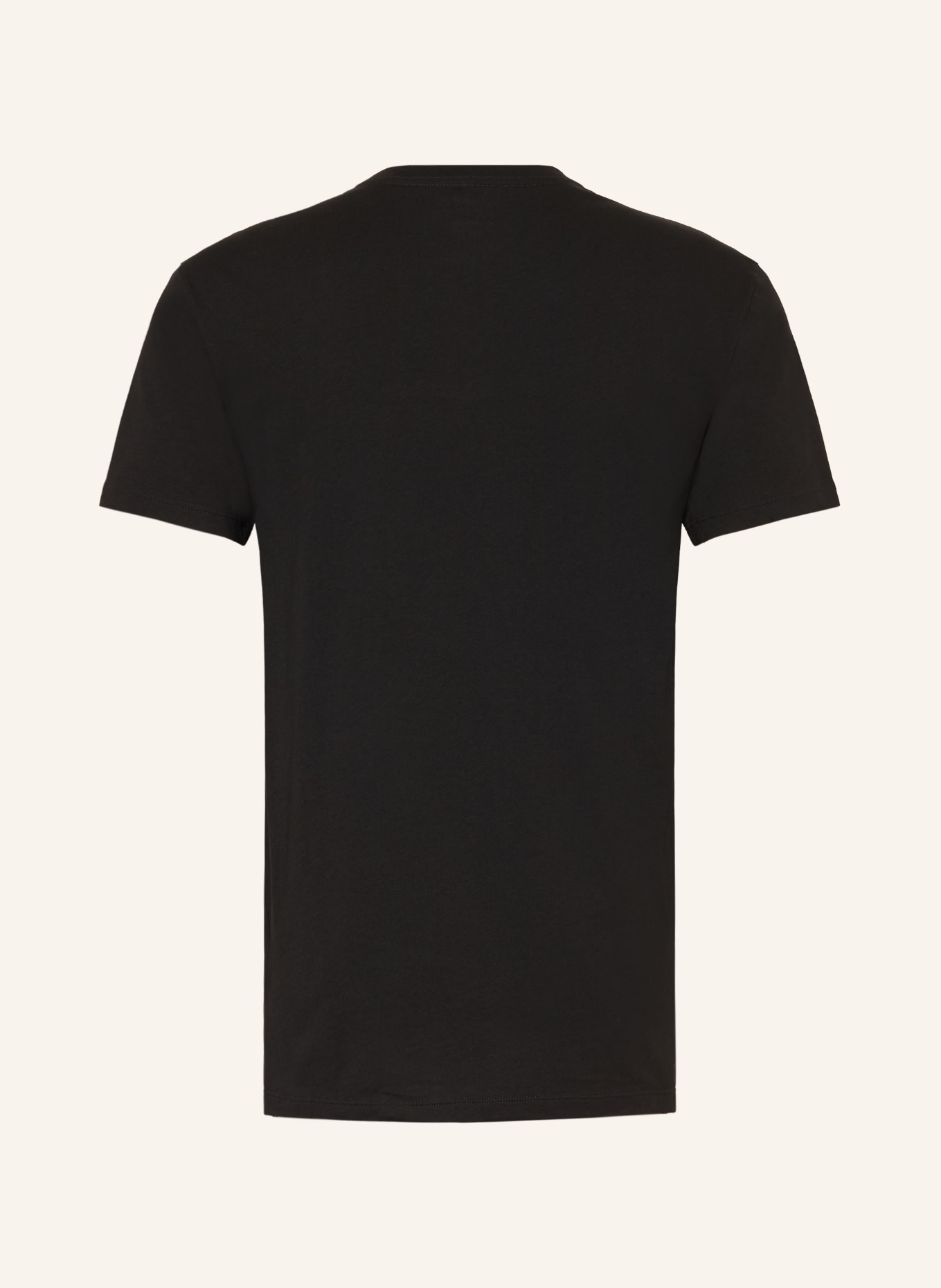 LACOSTE 2-Pack V-Neck Undershirts: BLACK