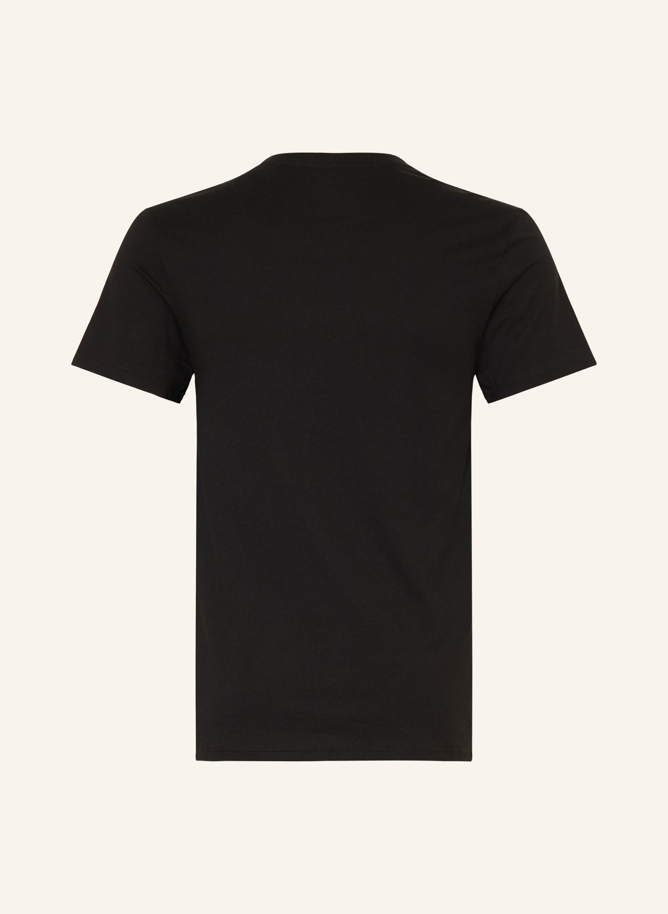 LACOSTE 3er-Pack T-Shirts: WEISS / HELLGRAU / SCHWARZ