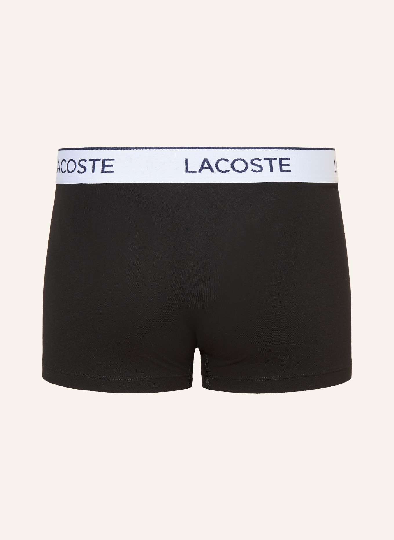 LACOSTE 3-pack boxer shorts: BLACK