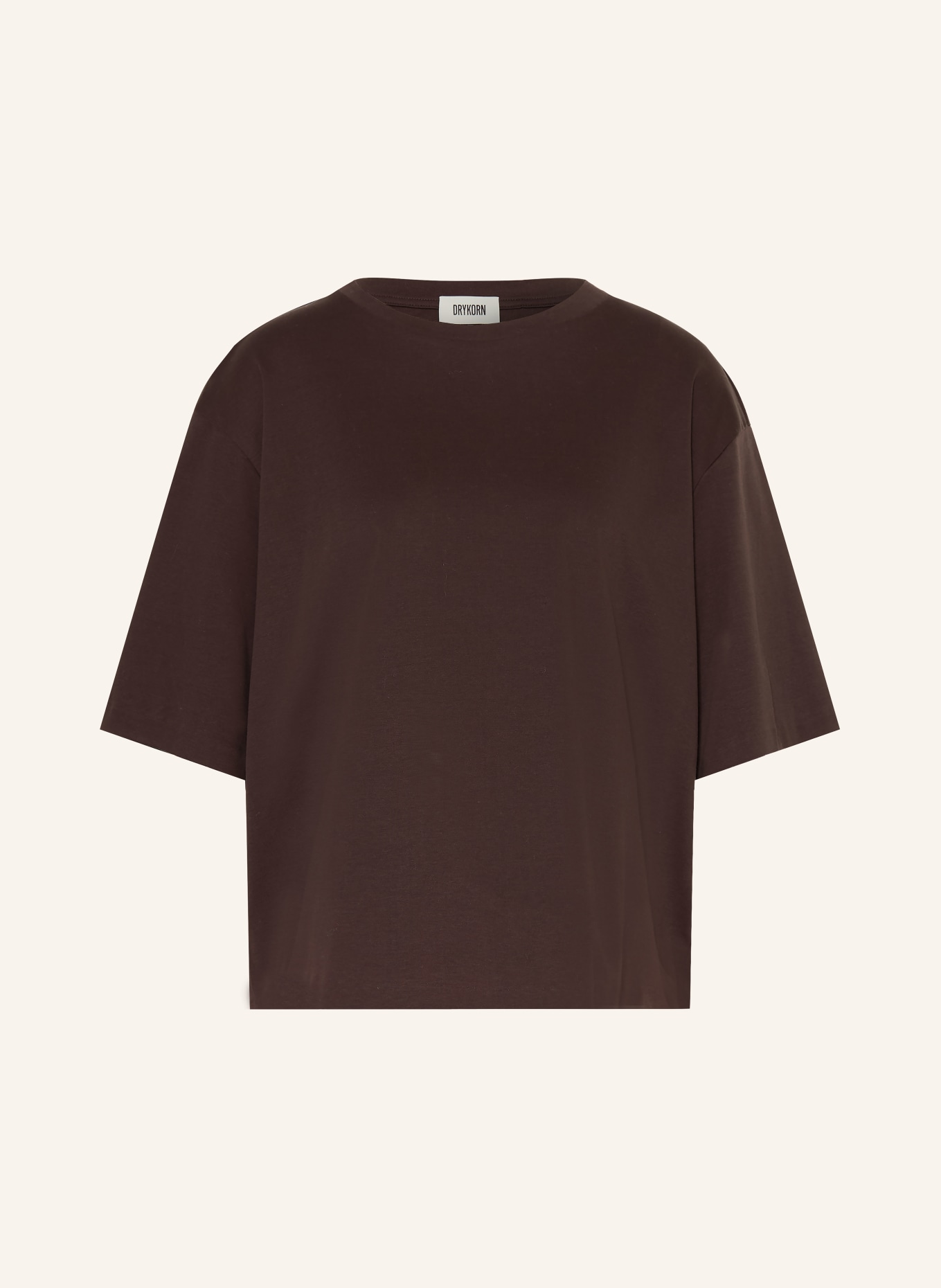 DRYKORN Chemise oversize PINARA: MARRON FONCÉ