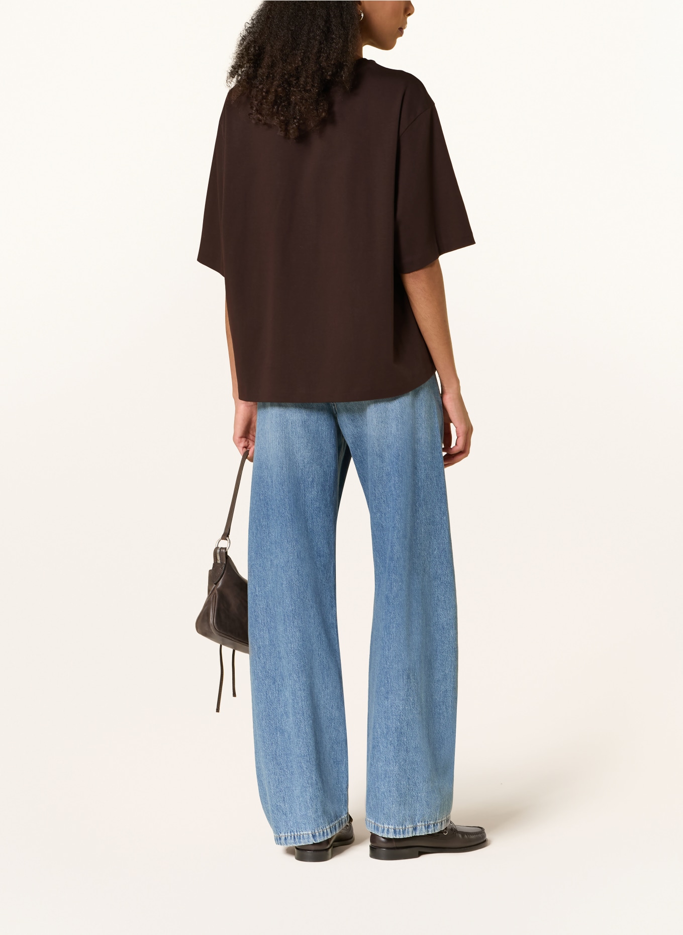 DRYKORN Chemise oversize PINARA: MARRON FONCÉ