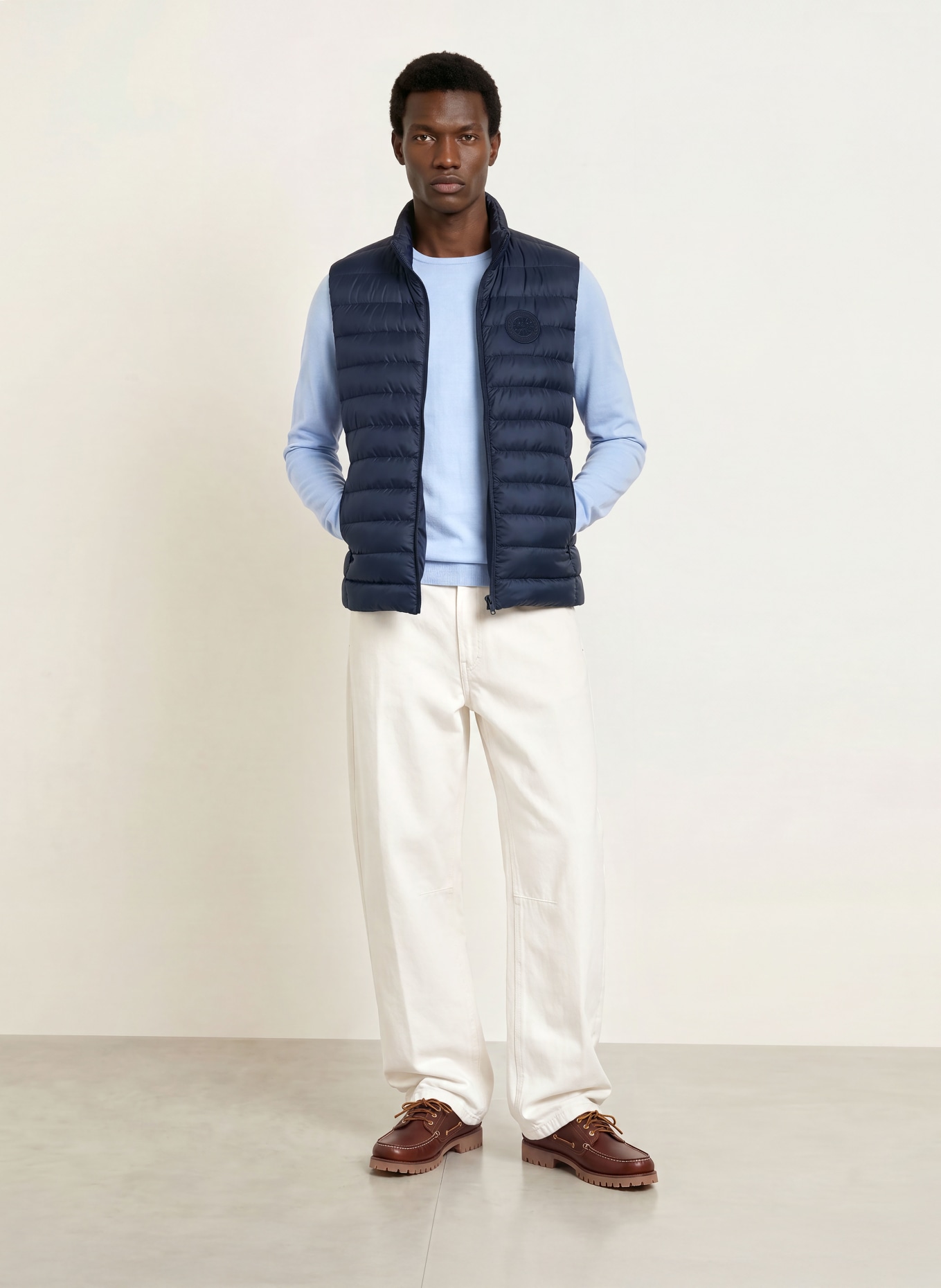 CANADA GOOSE Lichtgewicht donsvest STRATUS: DONKERBLAUW